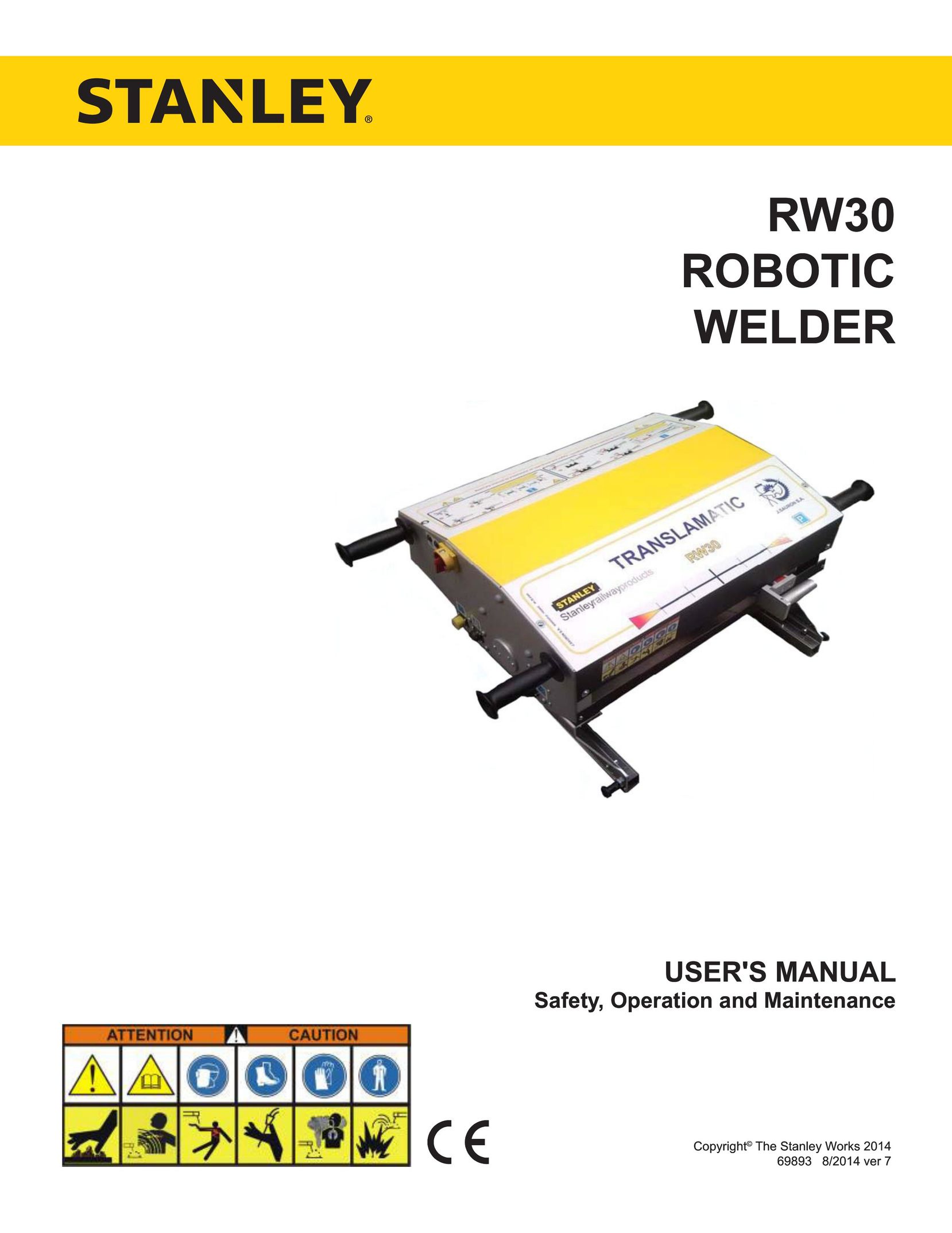 Stanley Black & Decker RW30 Welding System User Manual