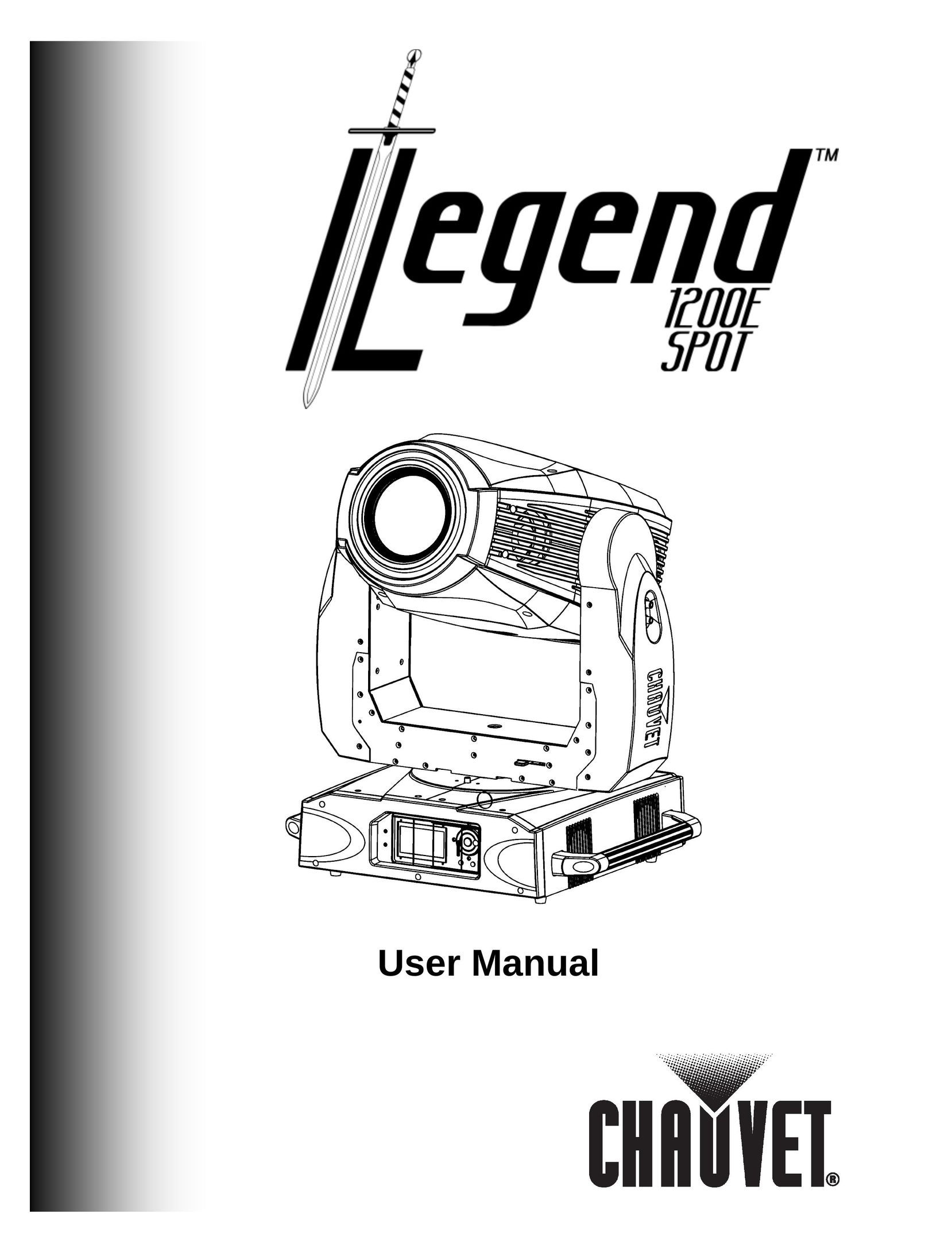 Chauvet 1200E Work Light User Manual