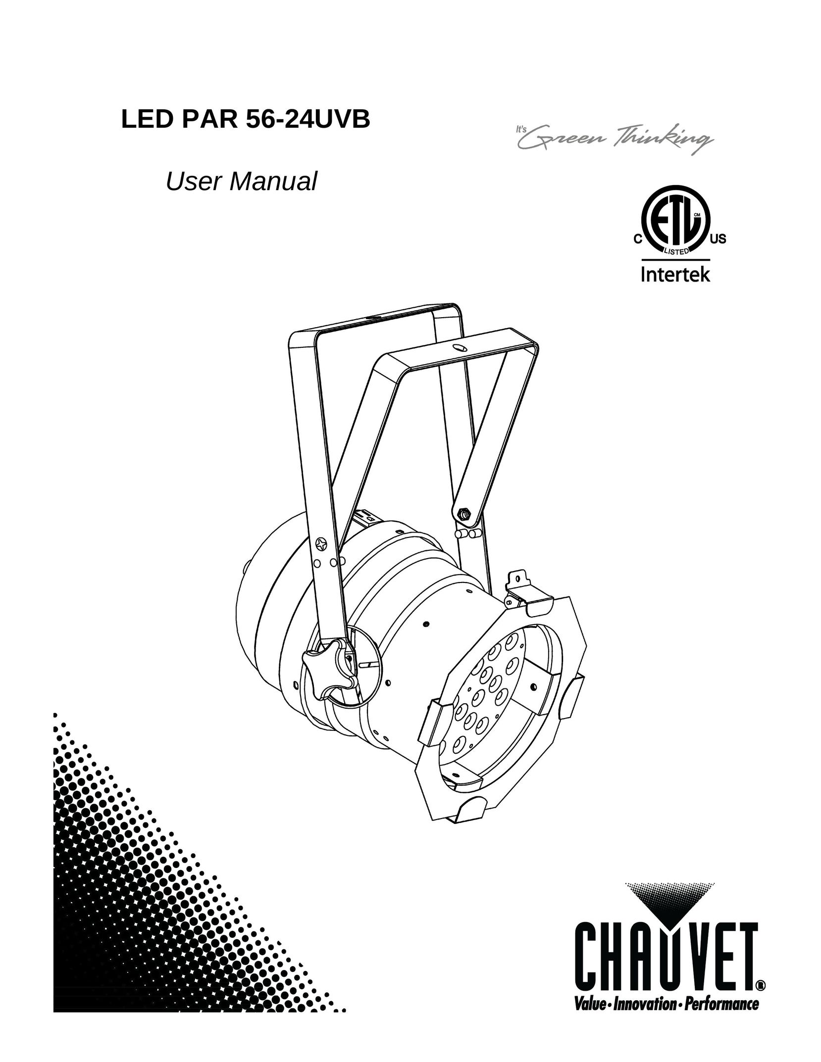Chauvet 56-24UVB Work Light User Manual