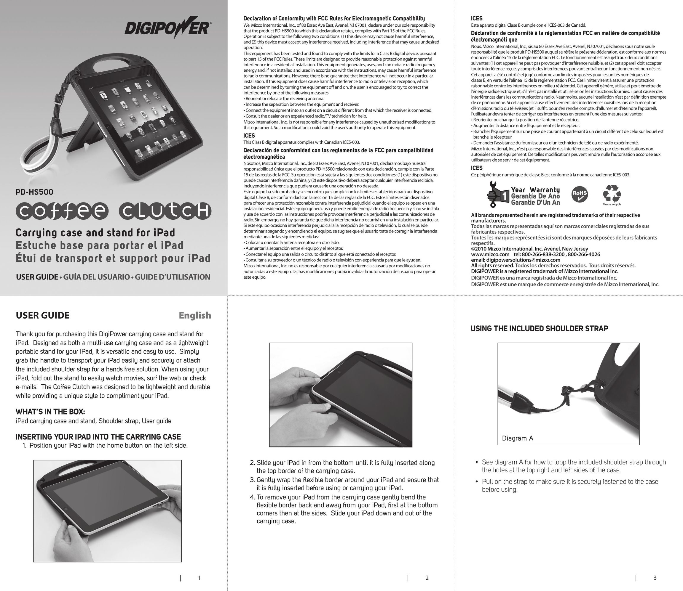 Digi PO-HS500 Work Light User Manual