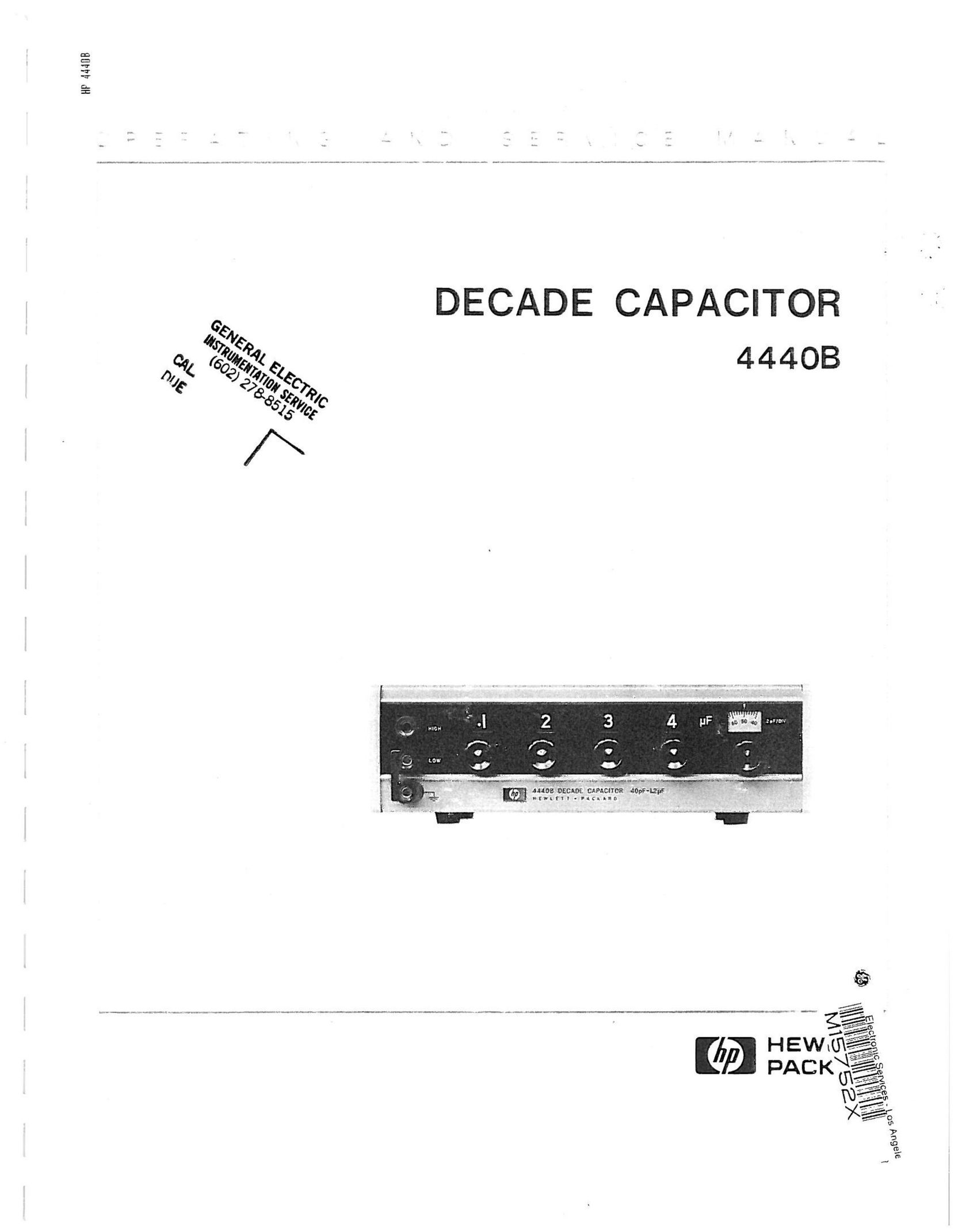 HP (Hewlett-Packard) 4440b Work Light User Manual