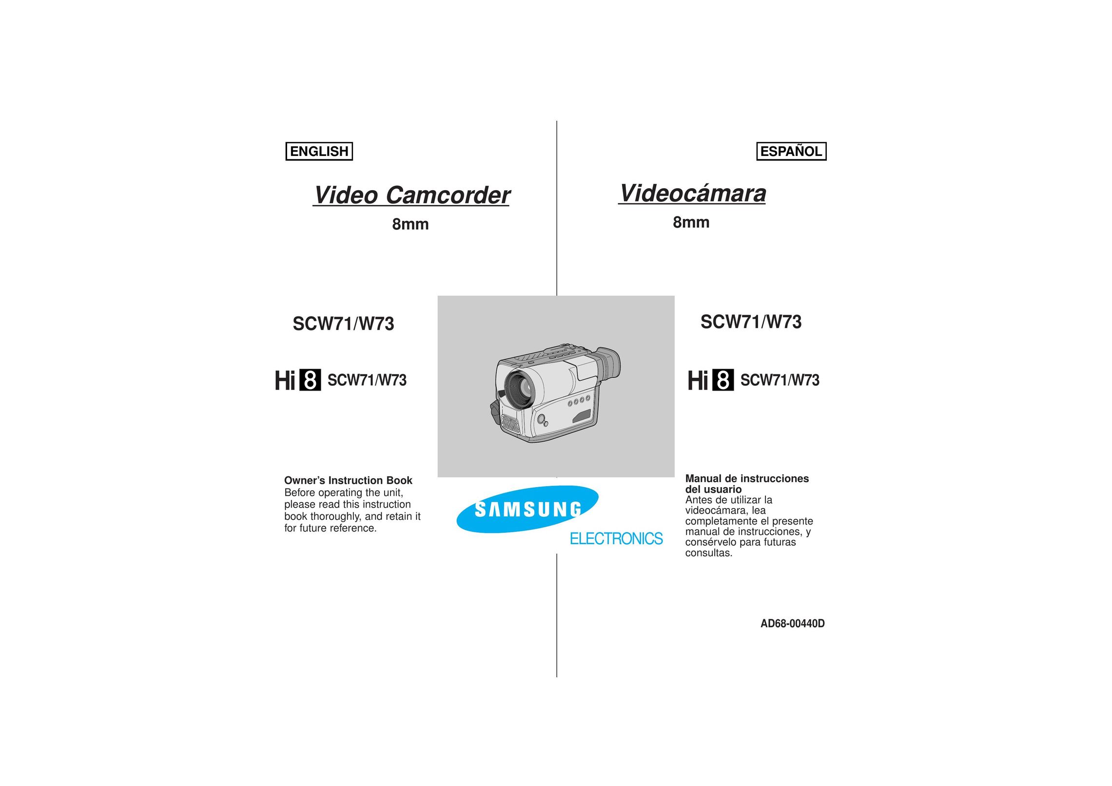 Samsung SCW71/W73 Work Light User Manual