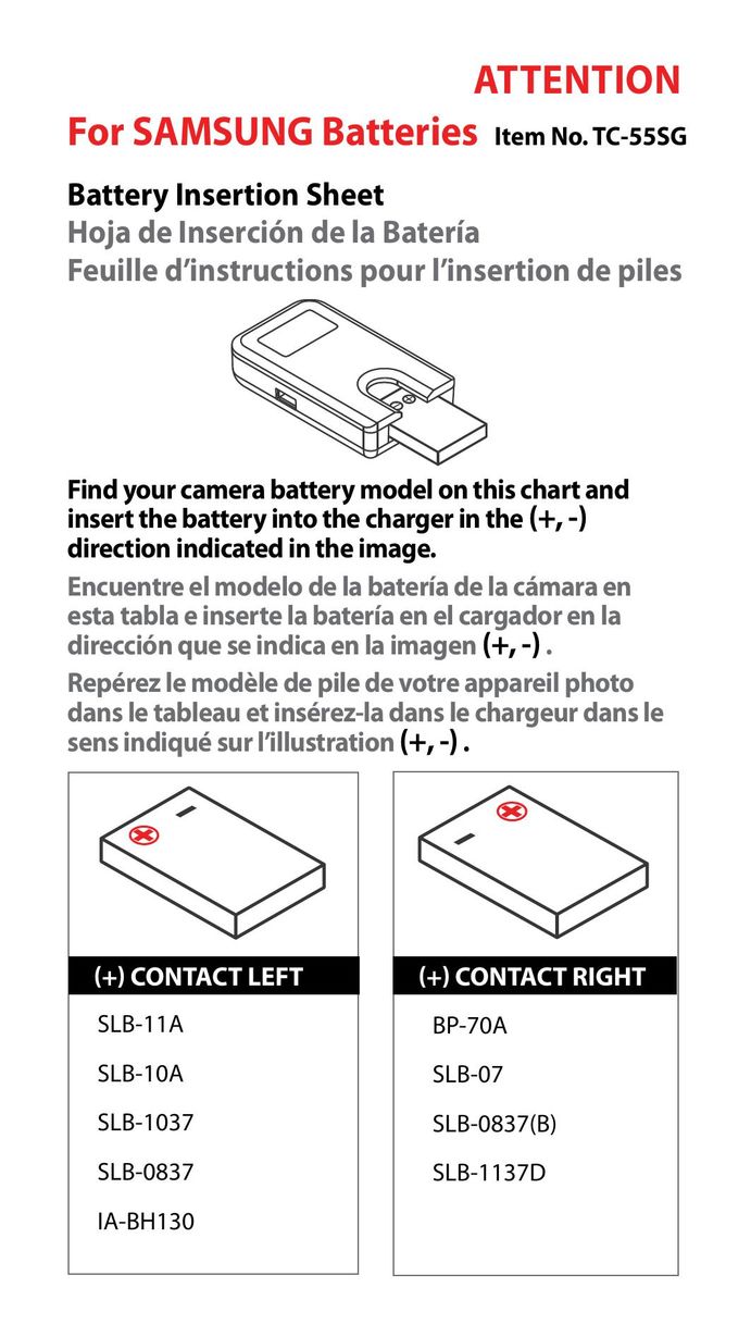 Samsung TC-555G Work Light User Manual