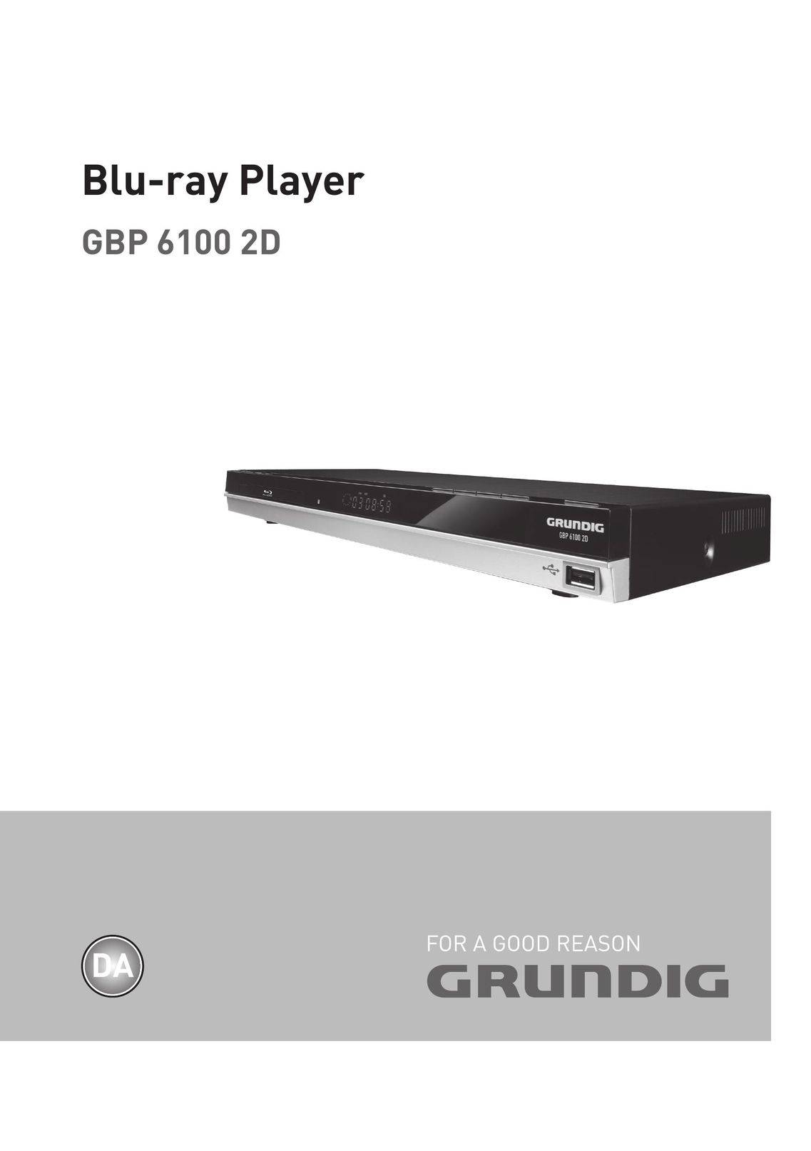 Grundig GBP 6100 2D Blu-ray Player User Manual