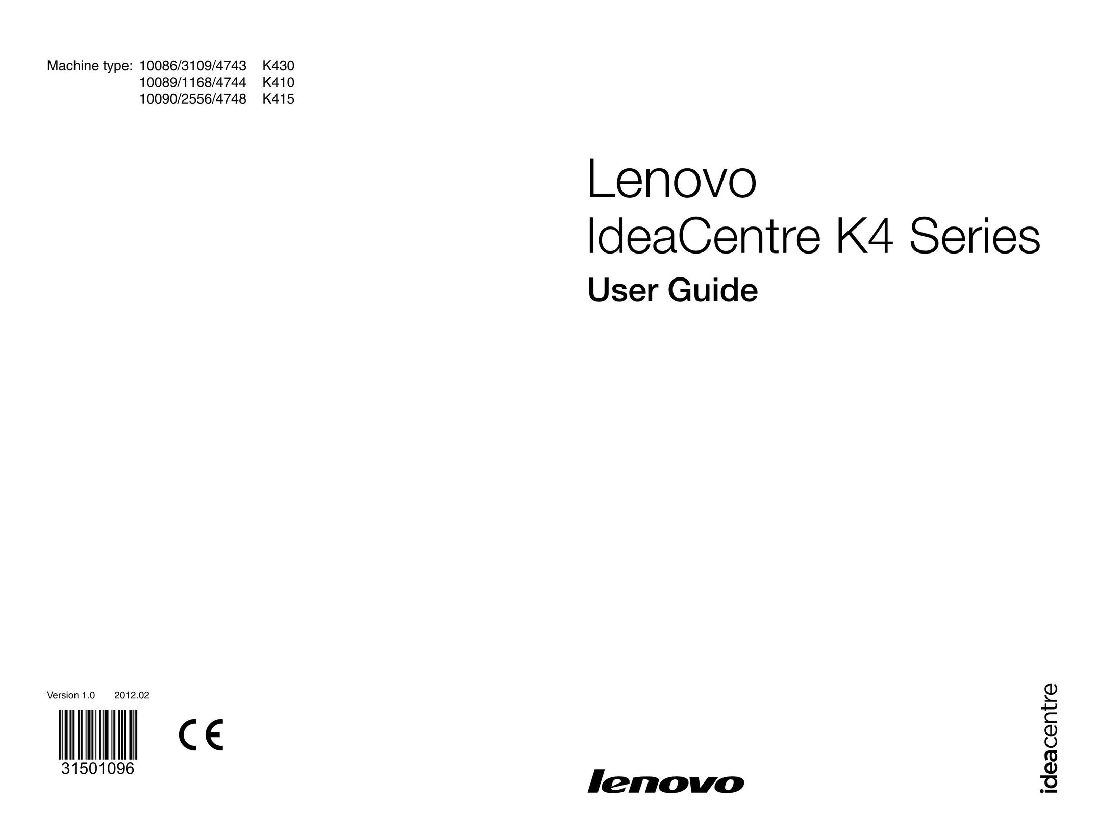 Lenovo 4743 K430 Blu-ray Player User Manual