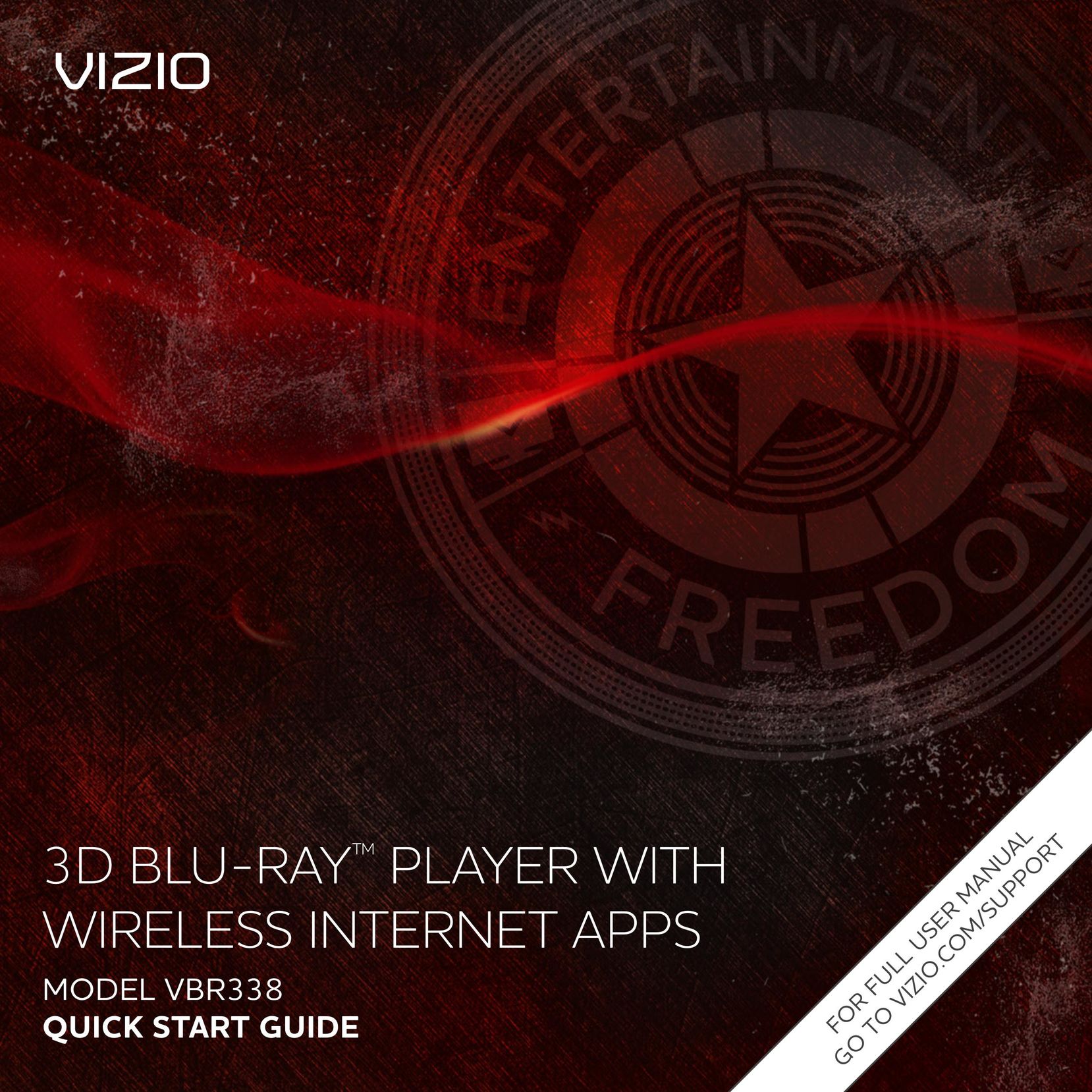 Vizio VBR338 Blu-ray Player User Manual
