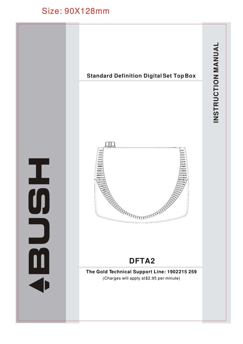 Bush DFTA2 Cable Box User Manual