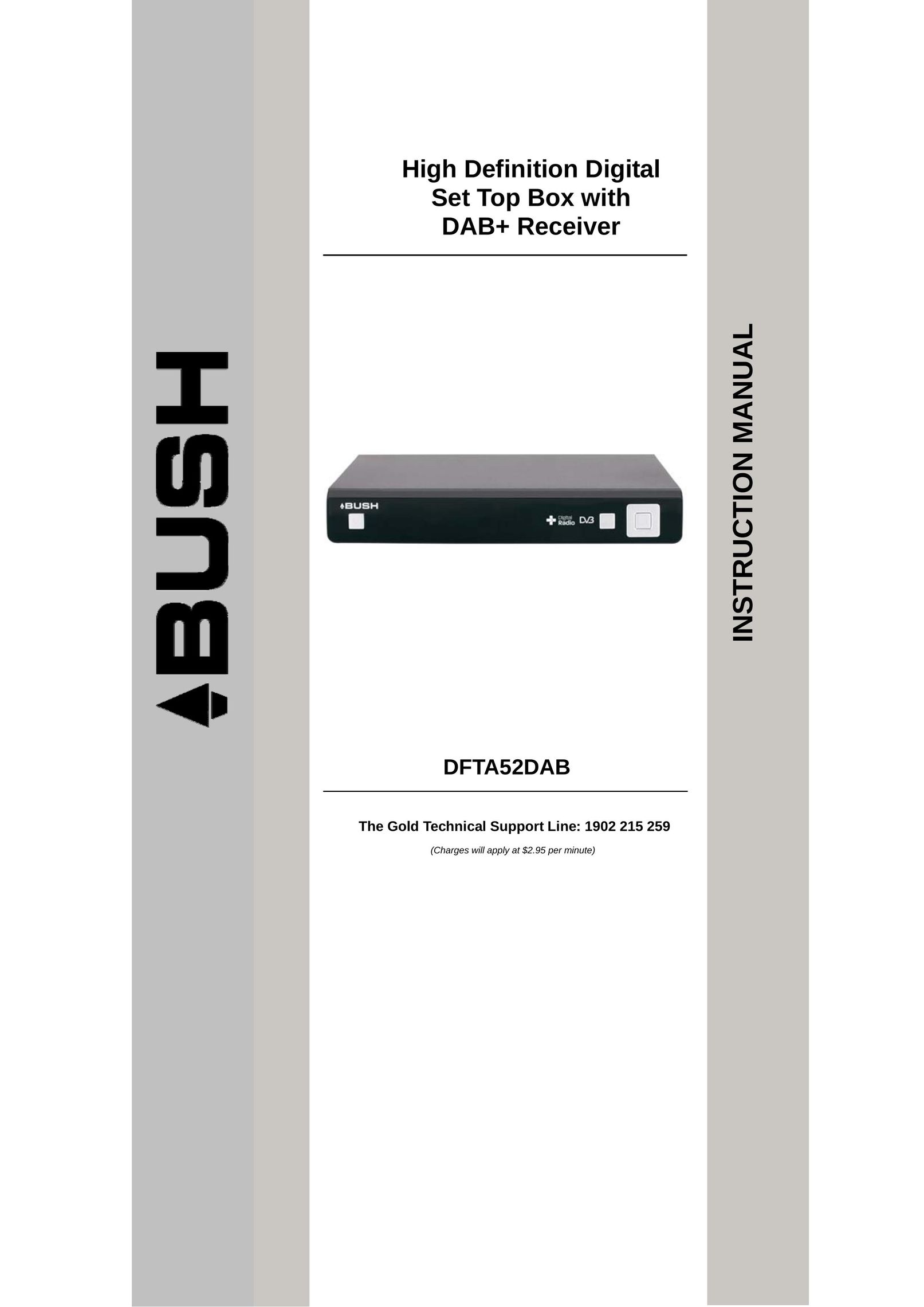 BUSH DFTA52DAB Cable Box User Manual