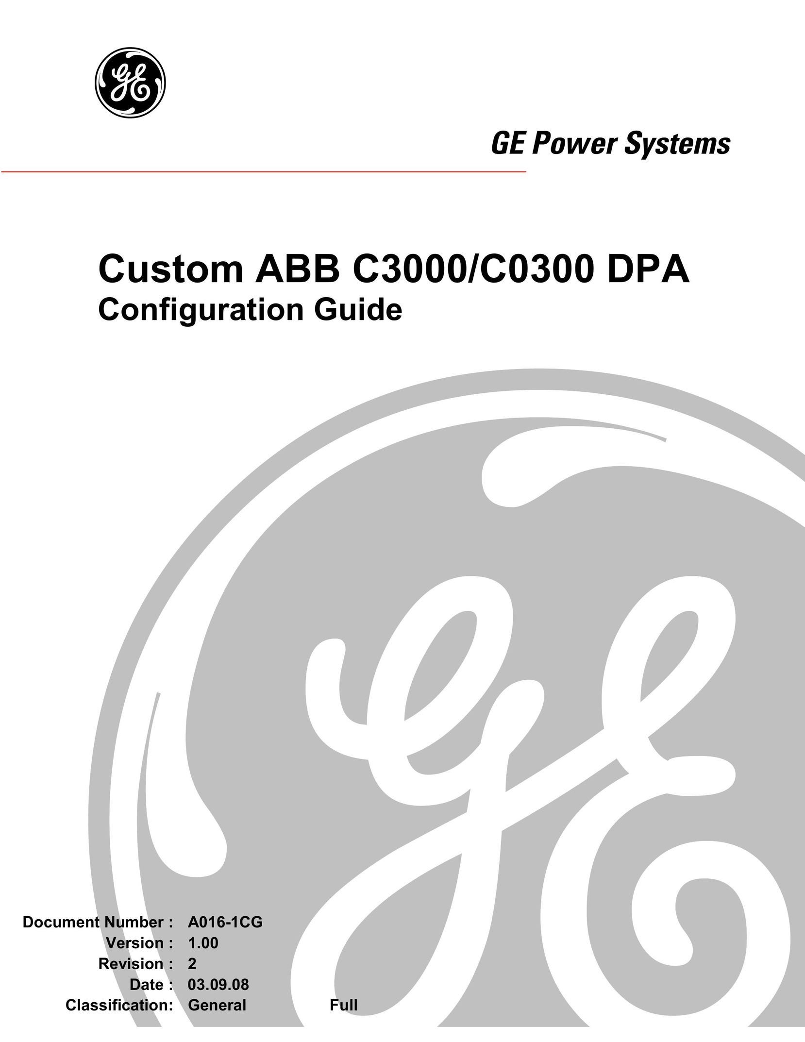 GE A016-1CG Cable Box User Manual