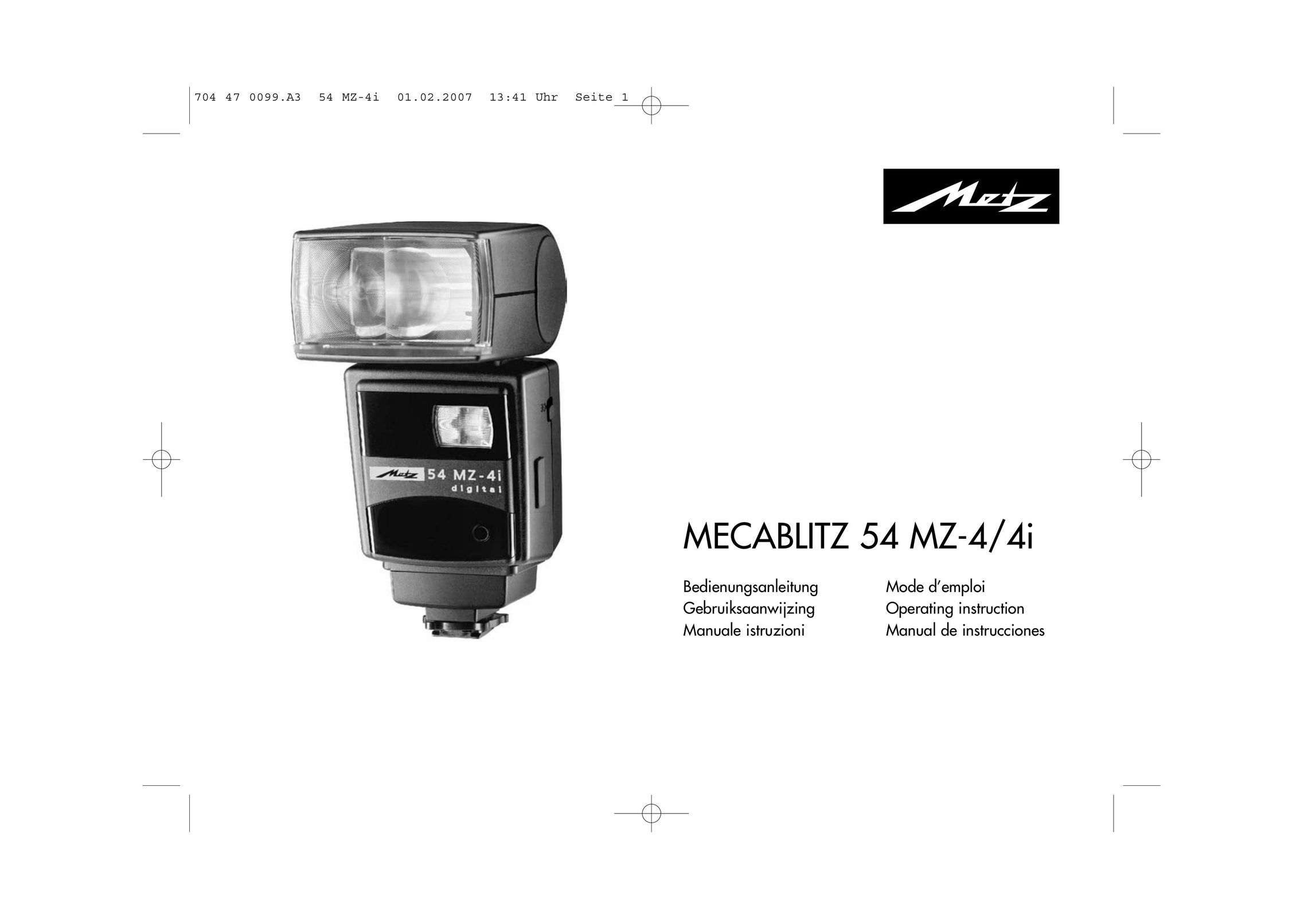 Metz MECABLITZ 54 MZ-4/4I Cable Box User Manual