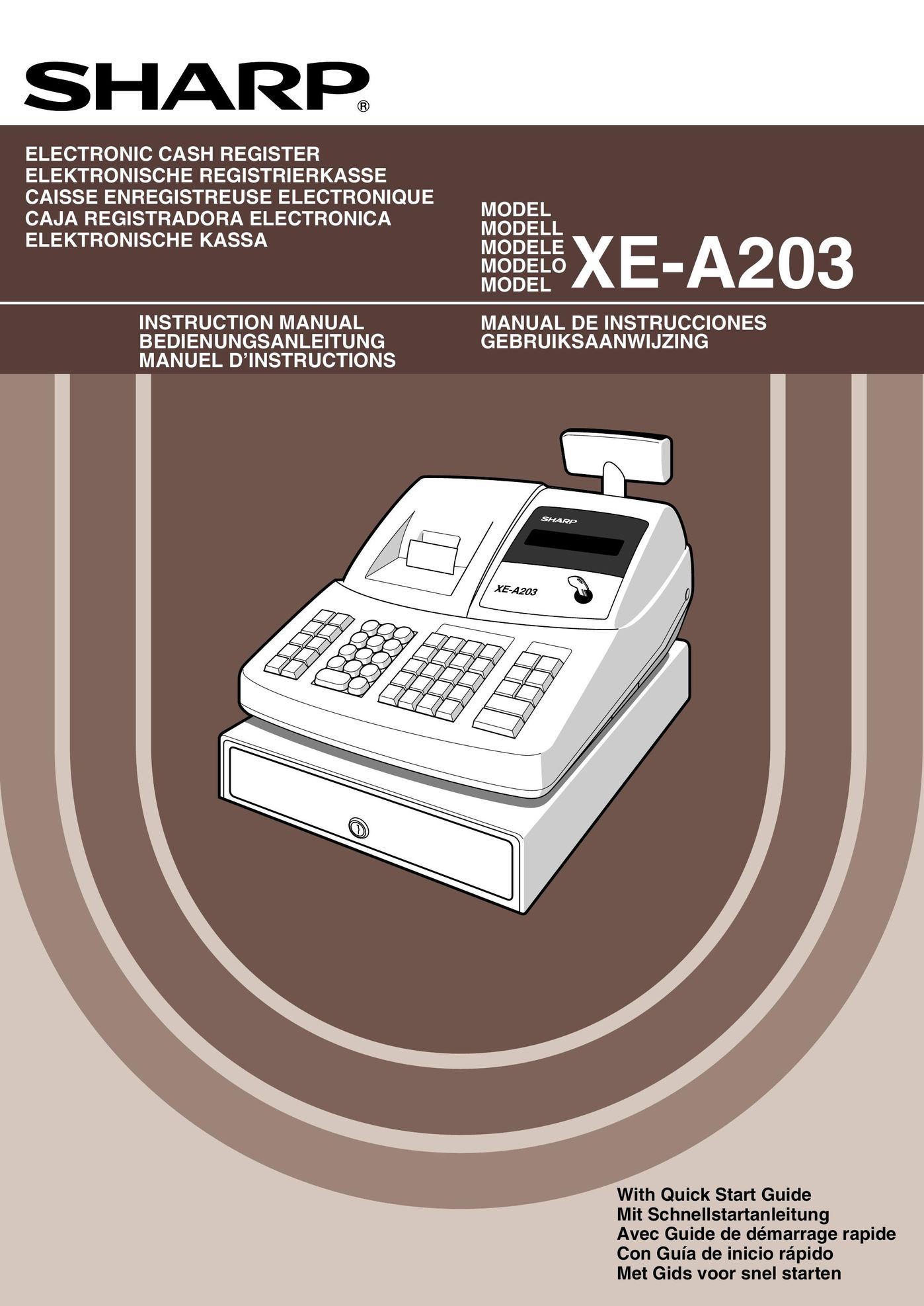 Sharp XE-A203 Cable Box User Manual