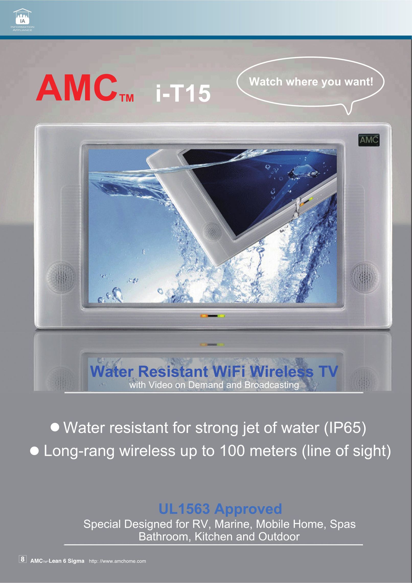 AMC i-T15 CRT Television User Manual