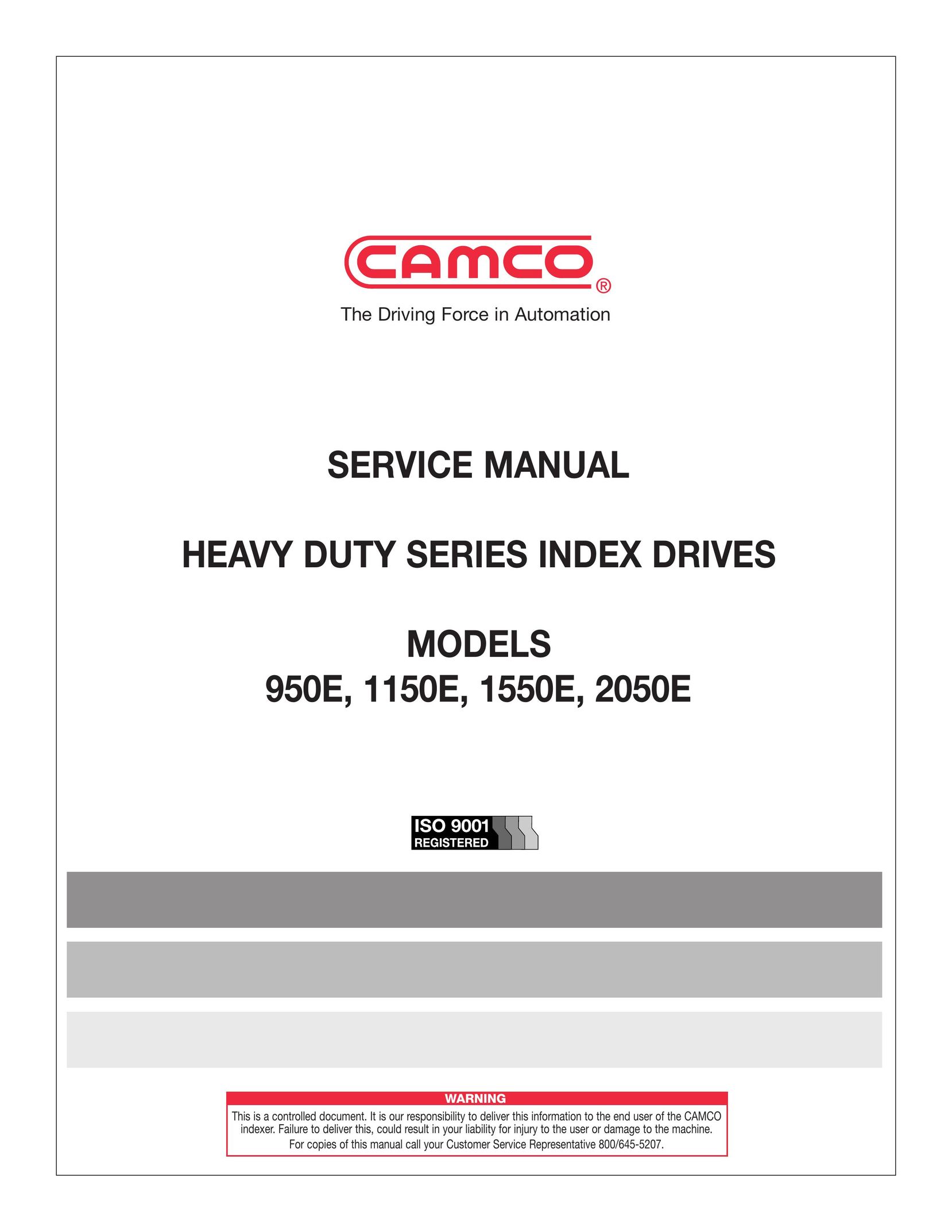 Camco 950E CRT Television User Manual