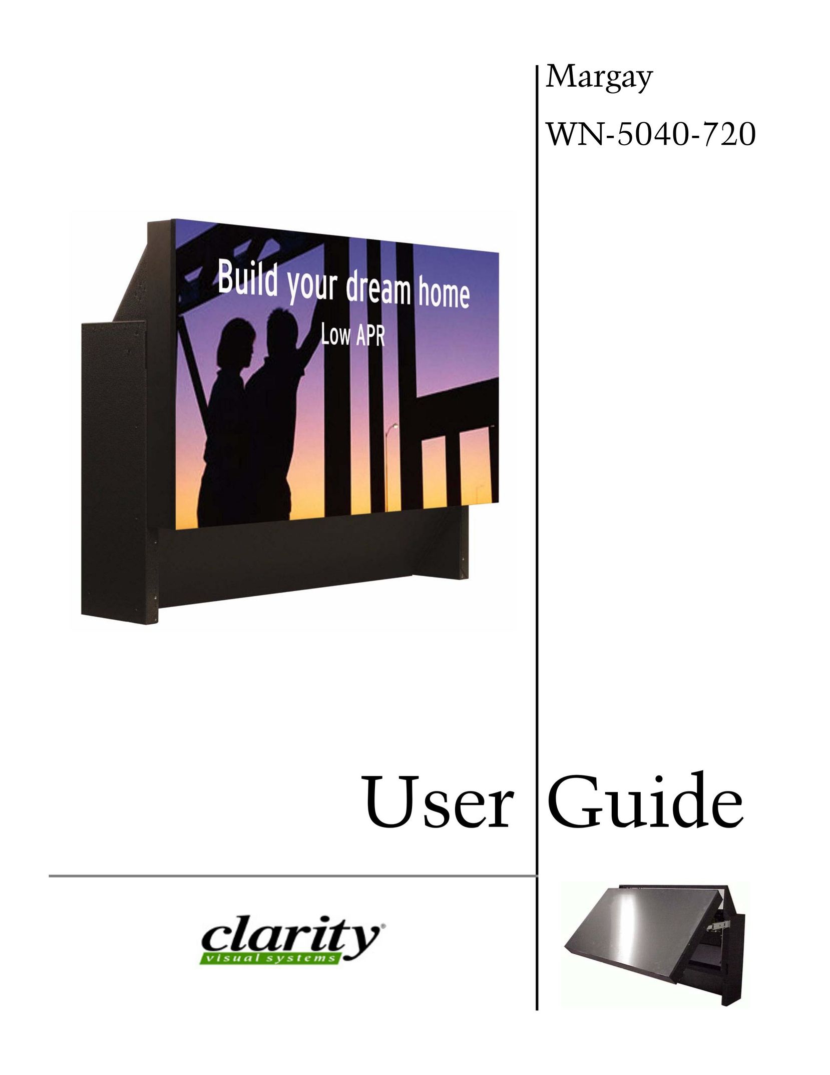 Clarity WN-5040-720 CRT Television User Manual