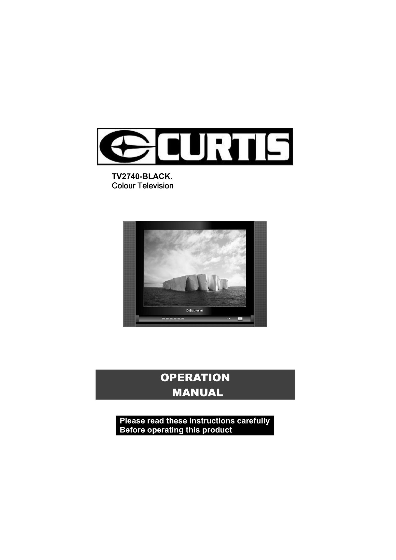 Curtis TV2740-Black CRT Television User Manual
