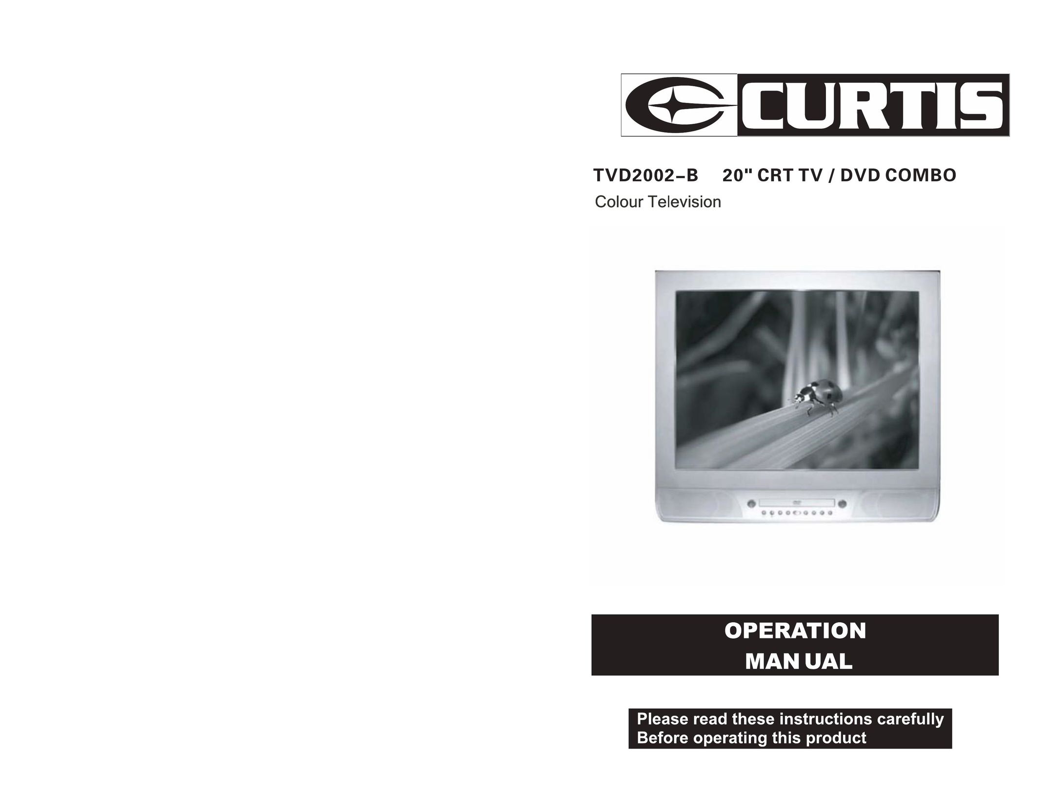 Curtis TVD2002-B CRT Television User Manual