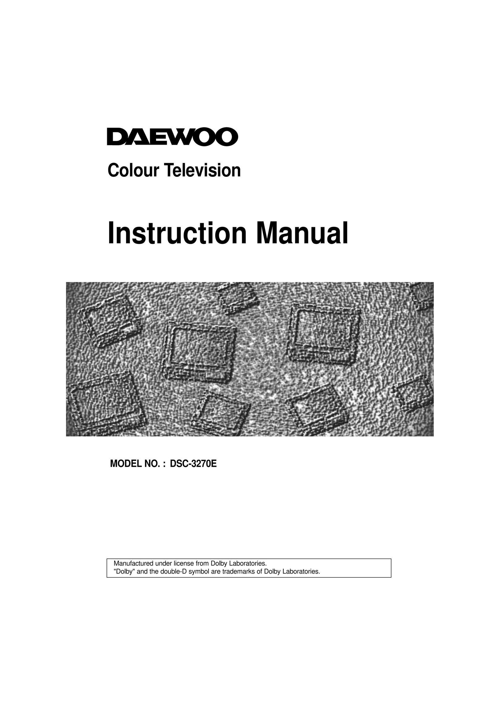 Daewoo DSC-3270E CRT Television User Manual