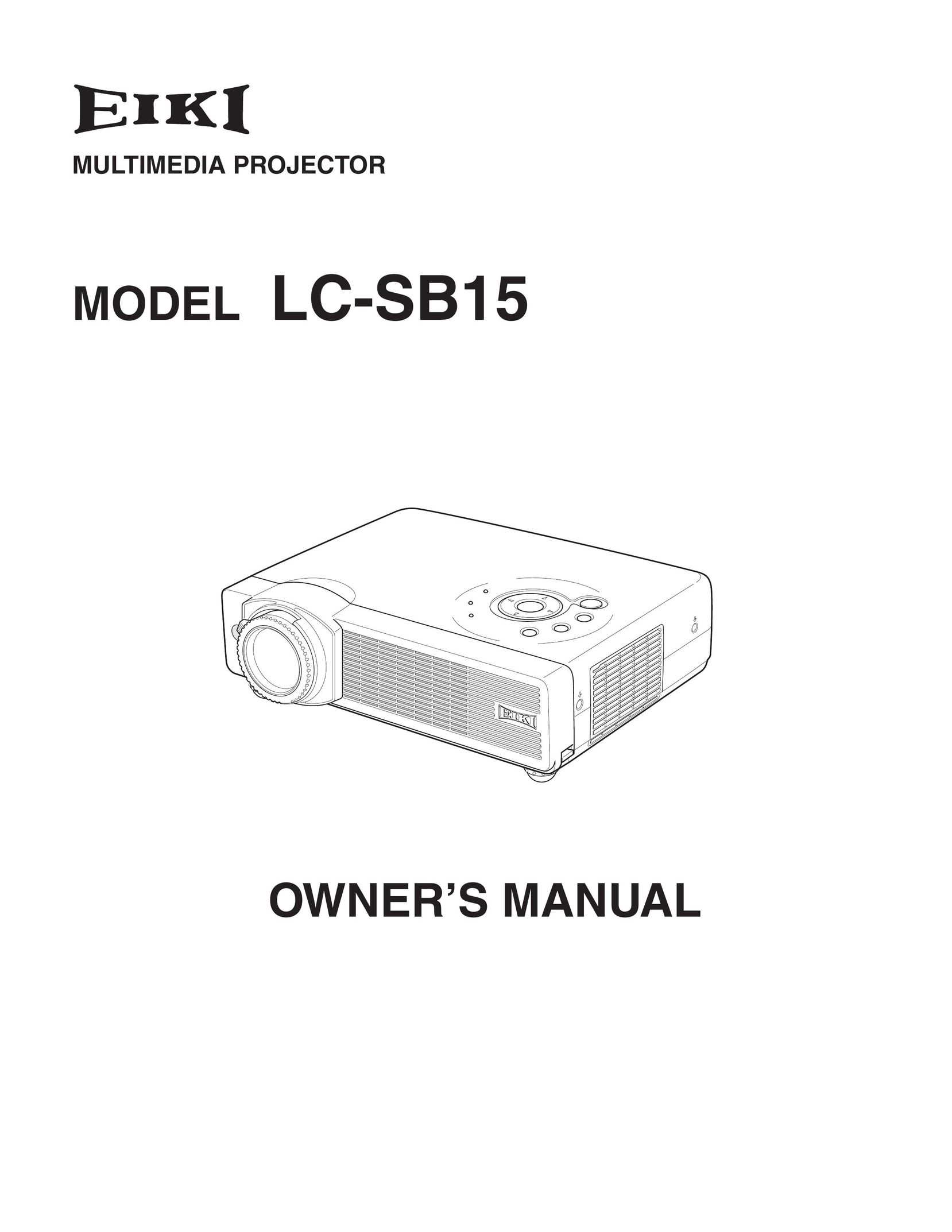 Eiki LC-SB15 CRT Television User Manual