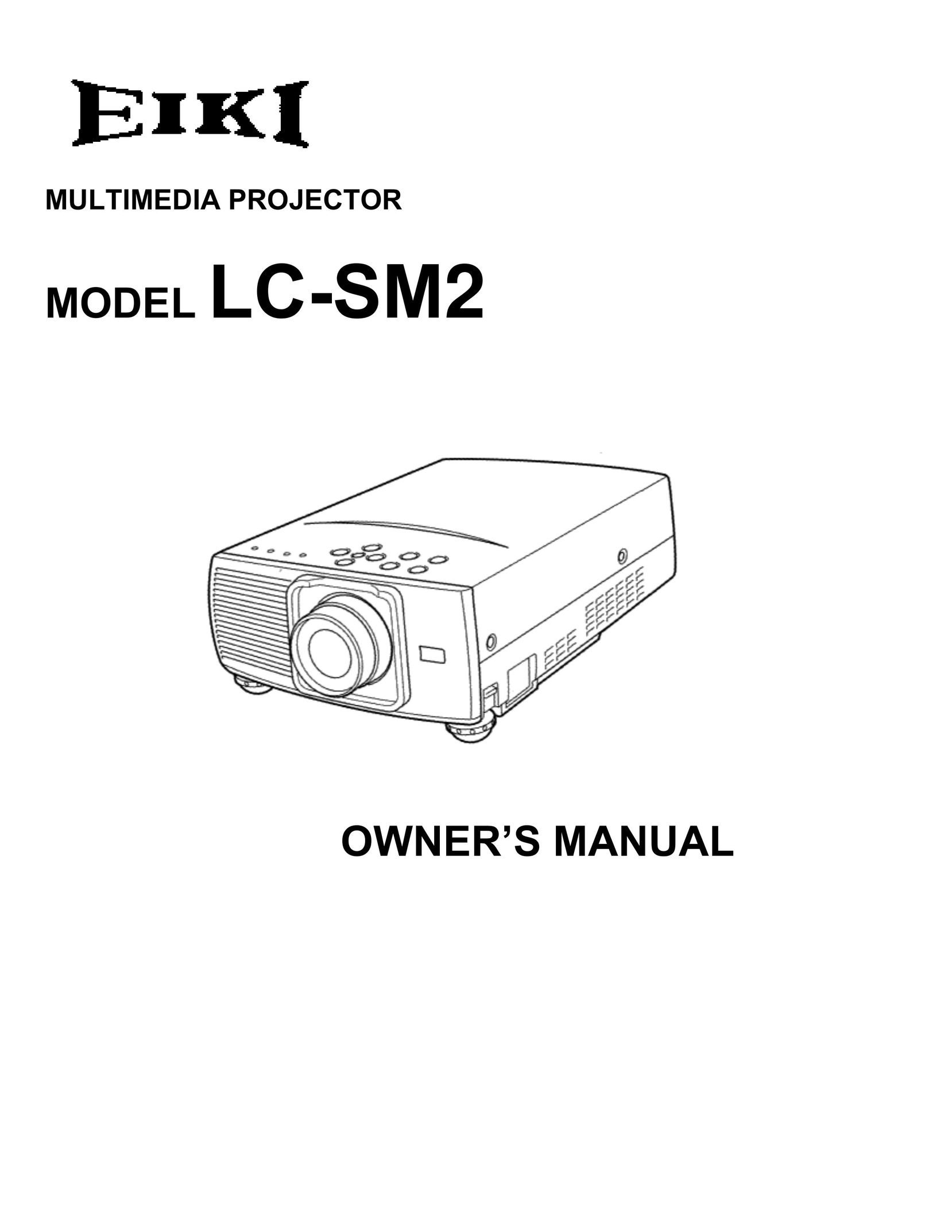 Eiki LC-SM2 CRT Television User Manual