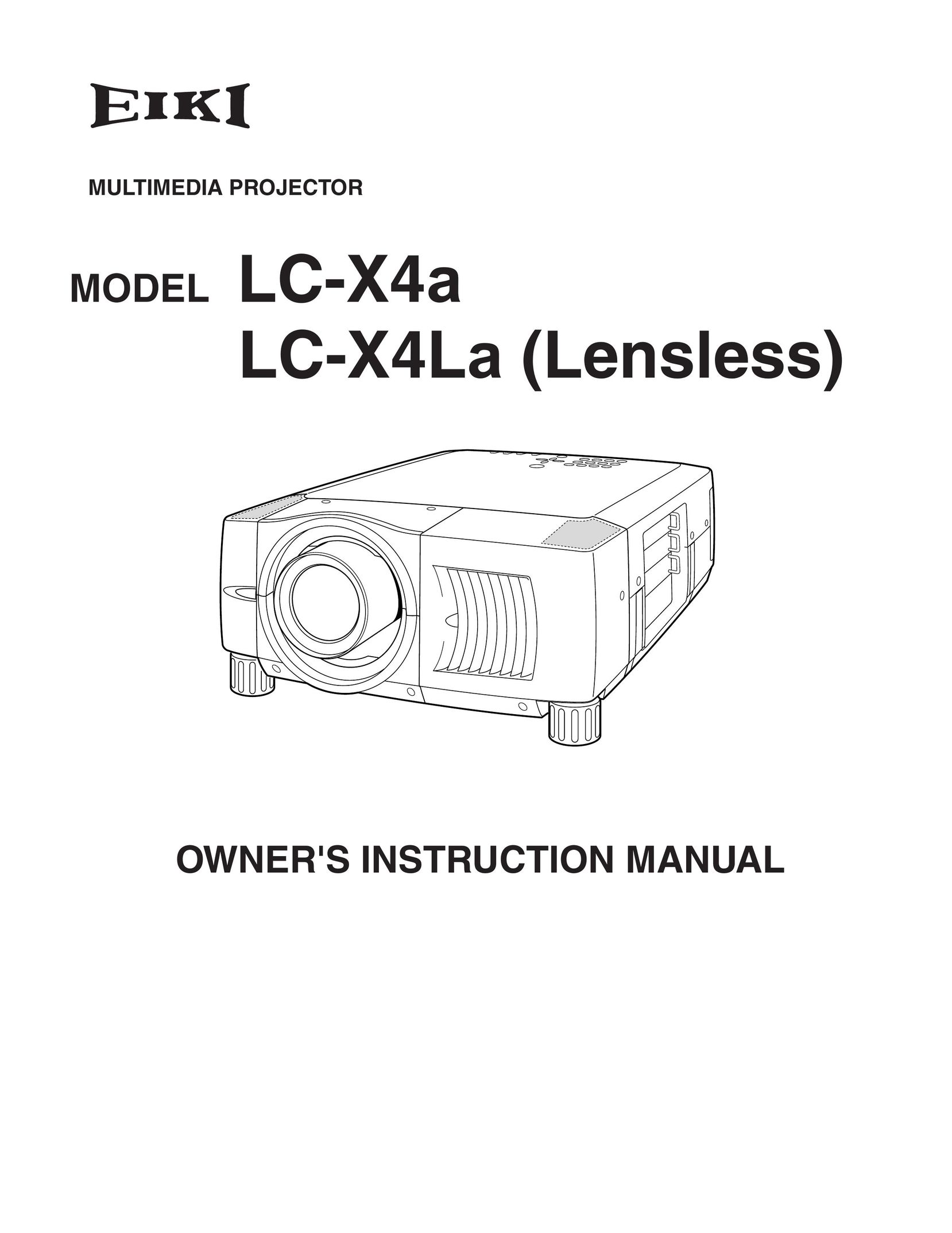 Eiki LC-X4A CRT Television User Manual