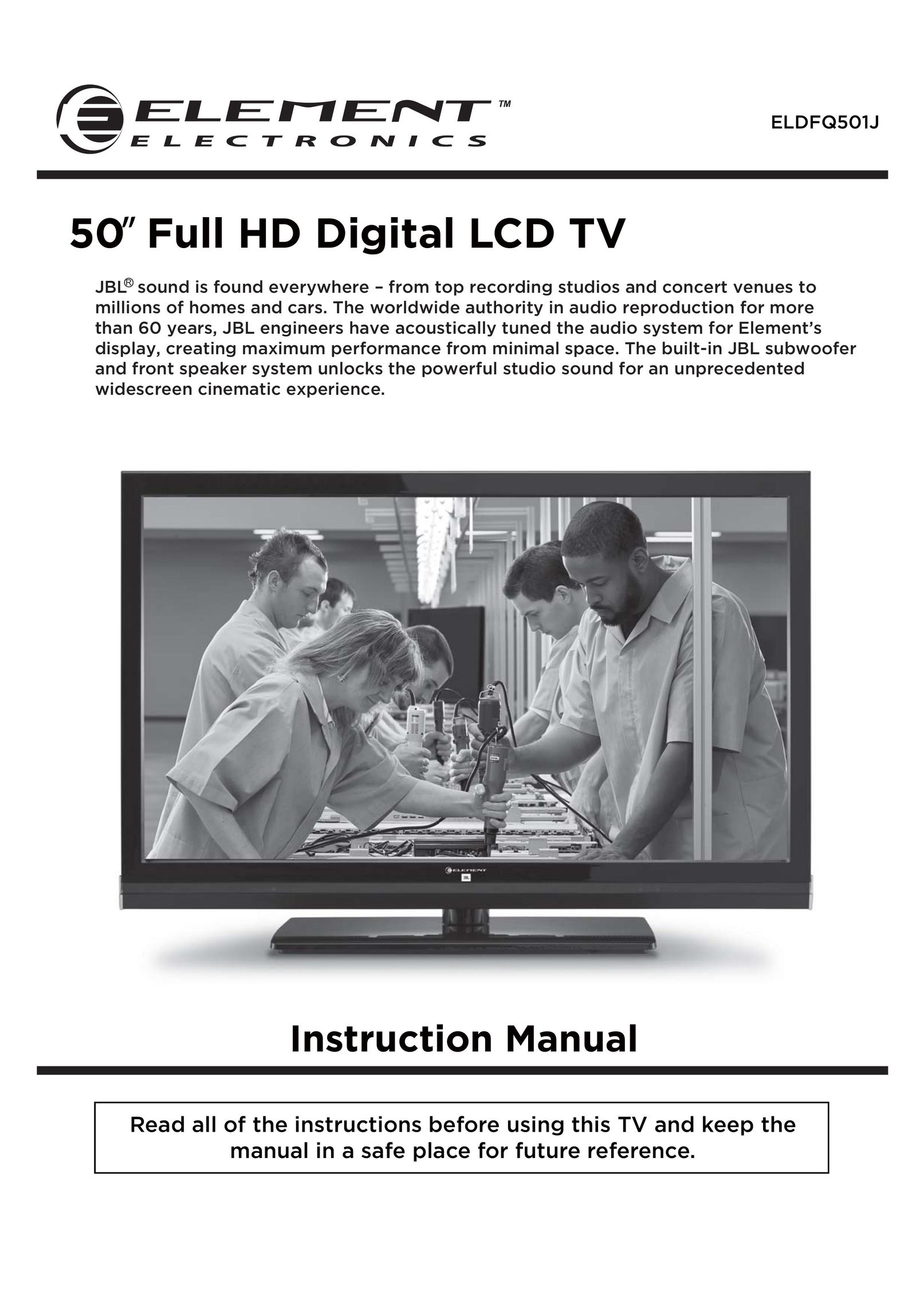 Element Electronics eldfqso1j CRT Television User Manual