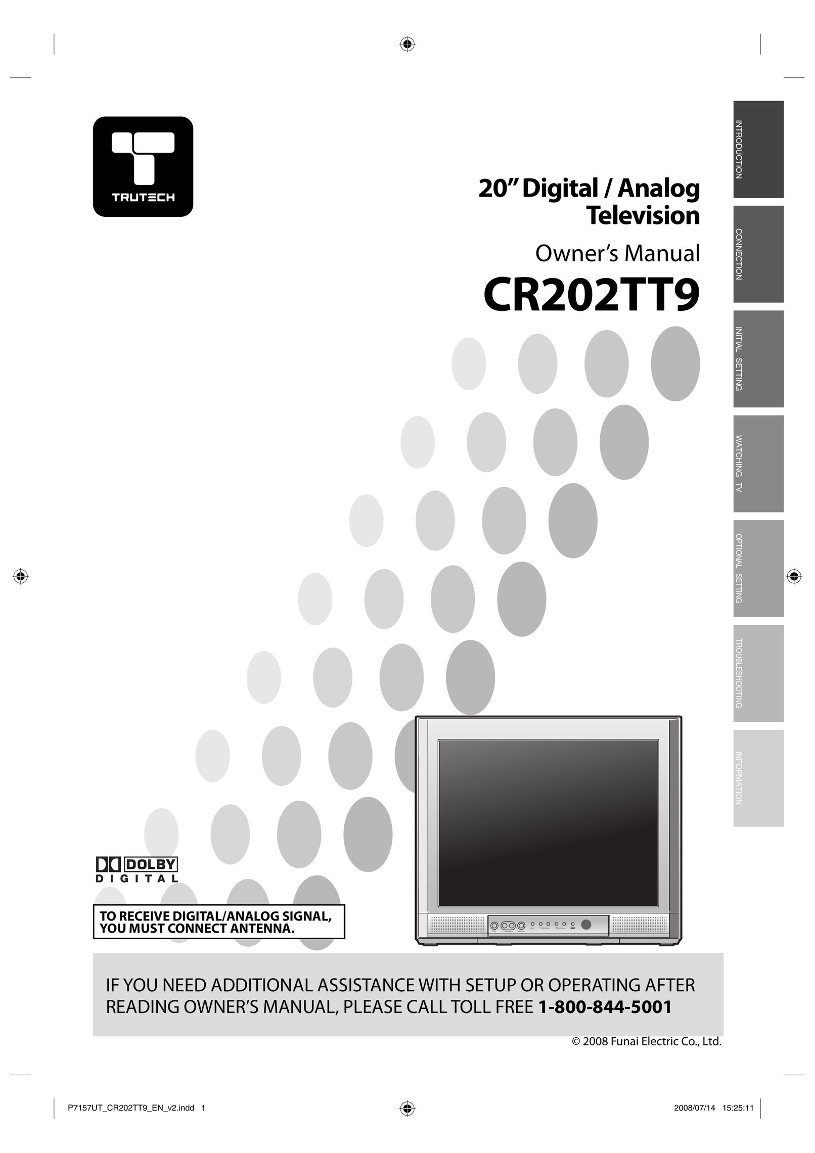 FUNAI CR202TT9 CRT Television User Manual