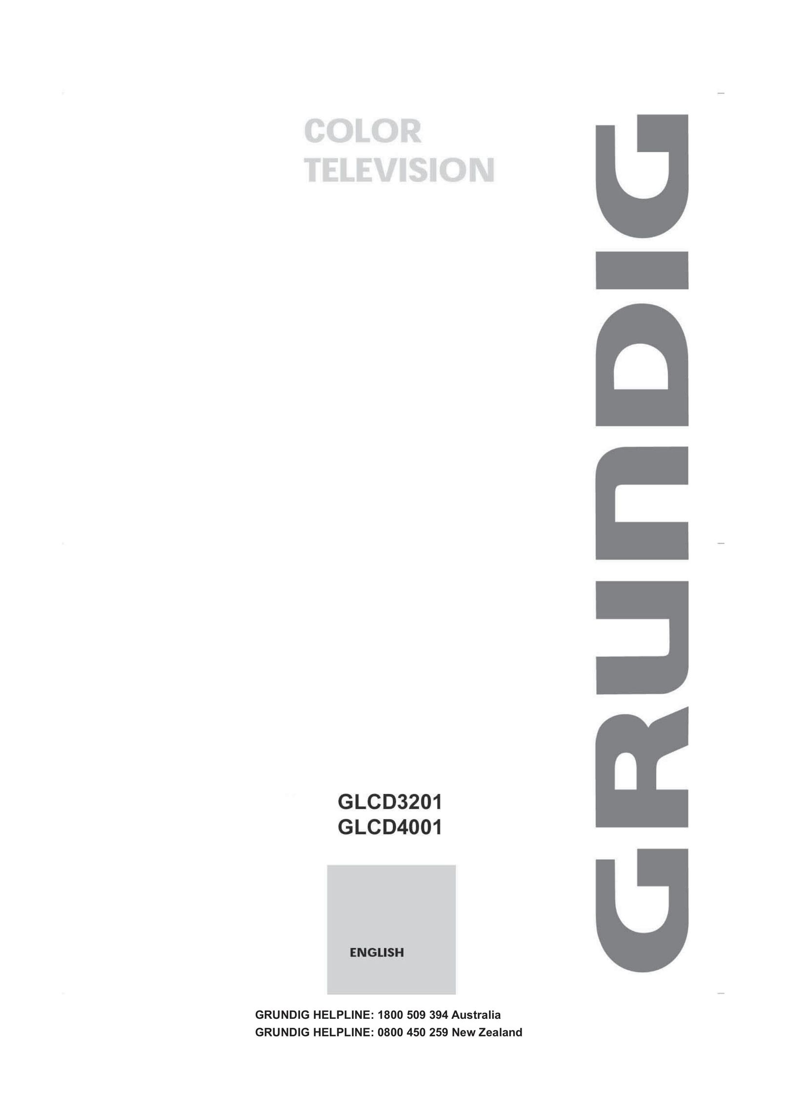 Grundig GLCD3201 CRT Television User Manual