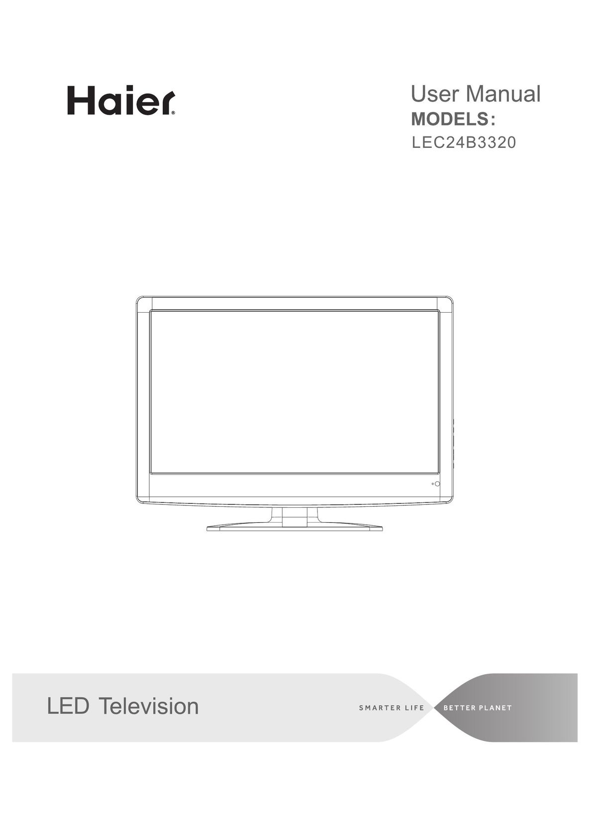 Haier LEC24B3320 CRT Television User Manual
