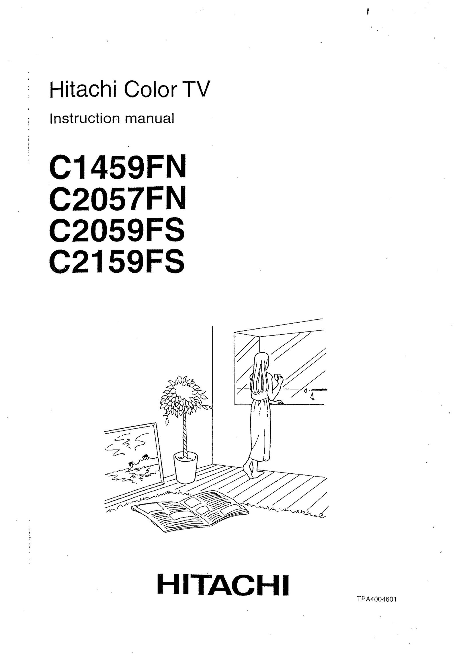 Hitachi C2059FS CRT Television User Manual