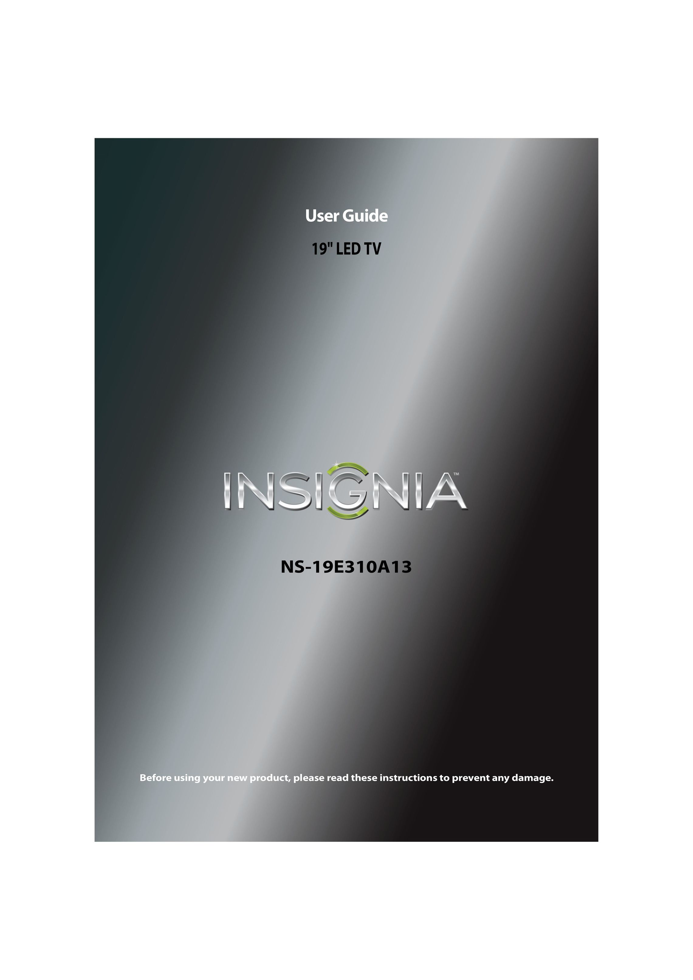 Insignia NS-19E310A13 CRT Television User Manual