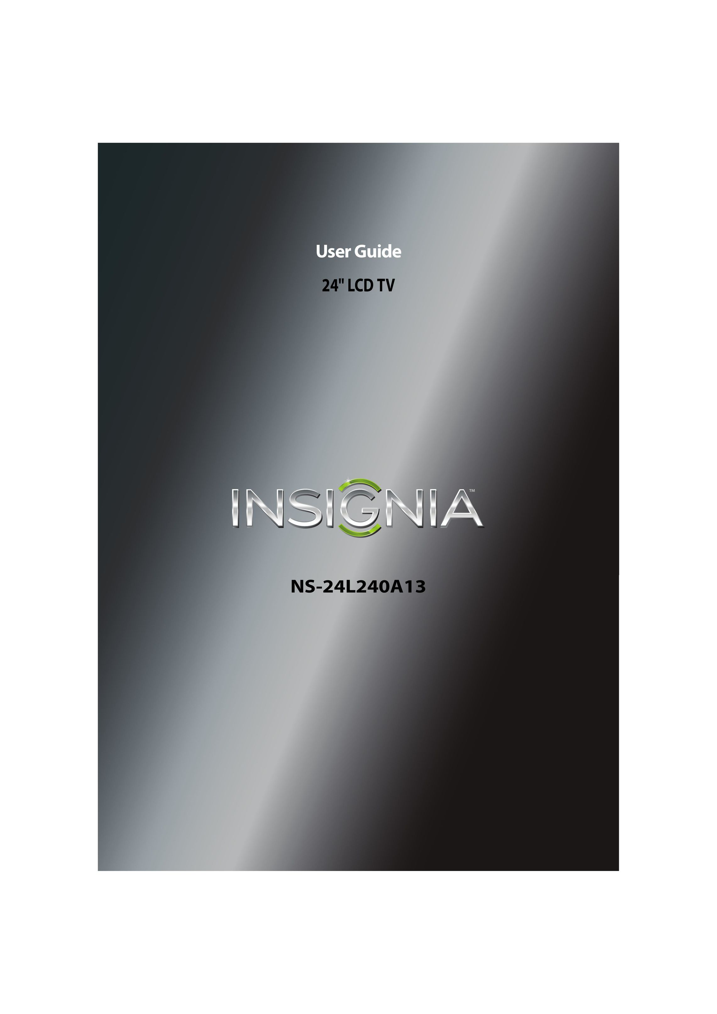 Insignia NS-24L240A13 CRT Television User Manual