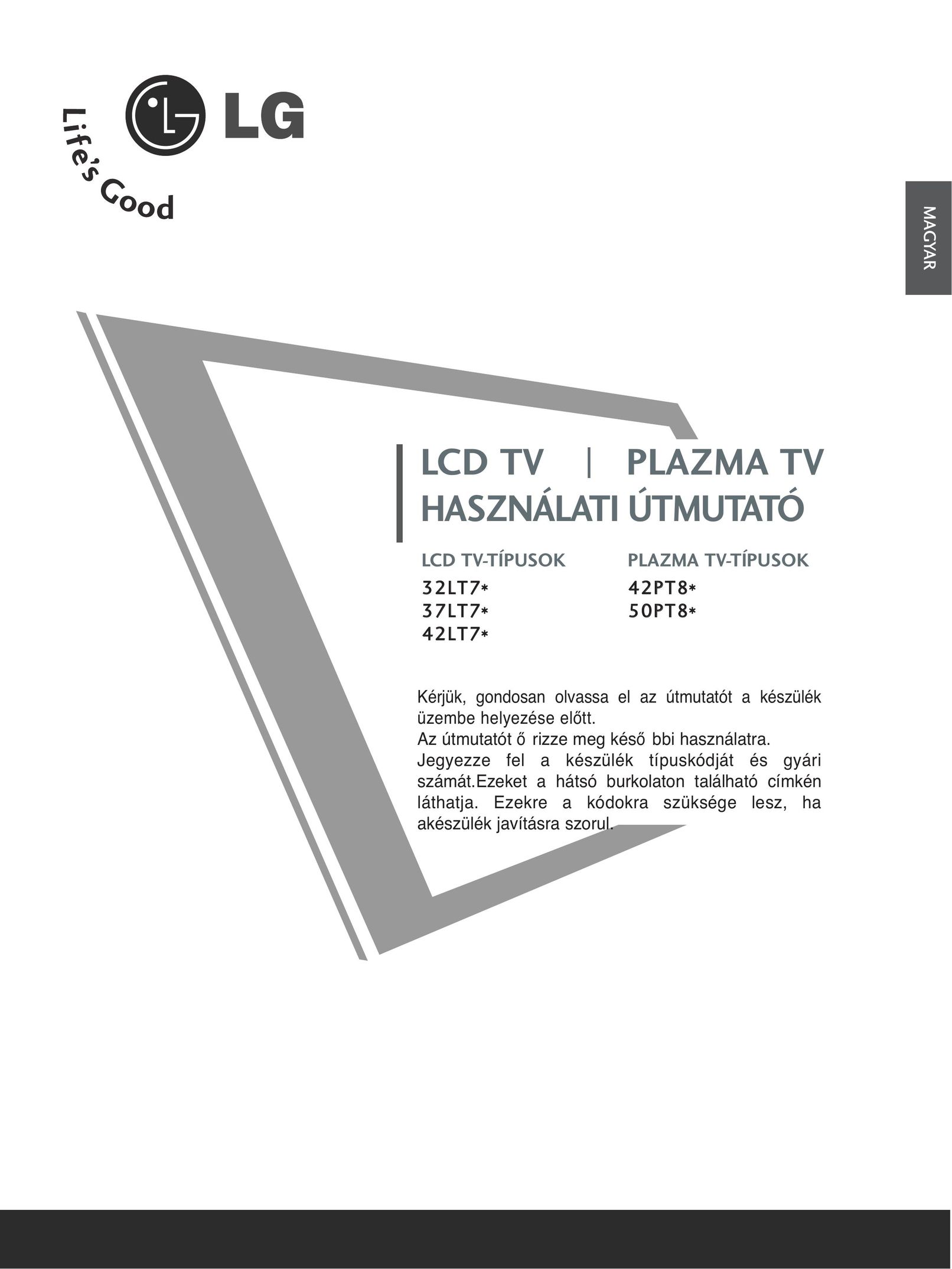 LG Electronics 3322LLTT77 CRT Television User Manual