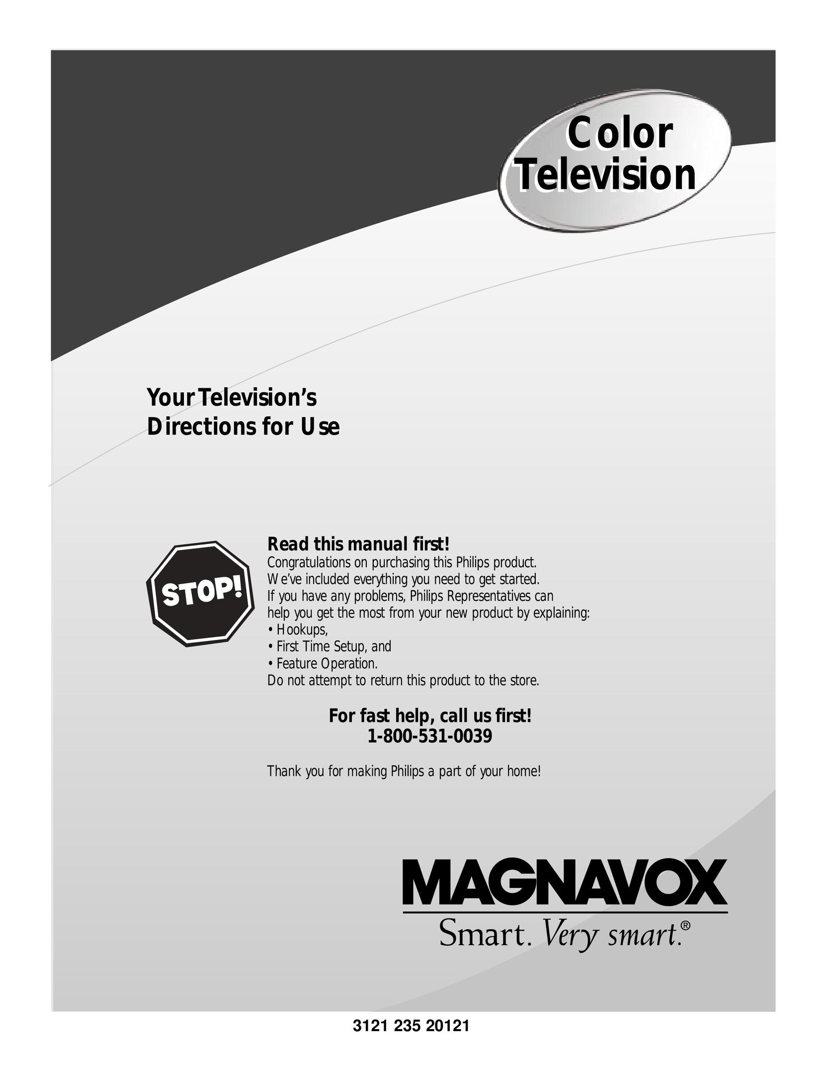 Magnavox Color TV CRT Television User Manual