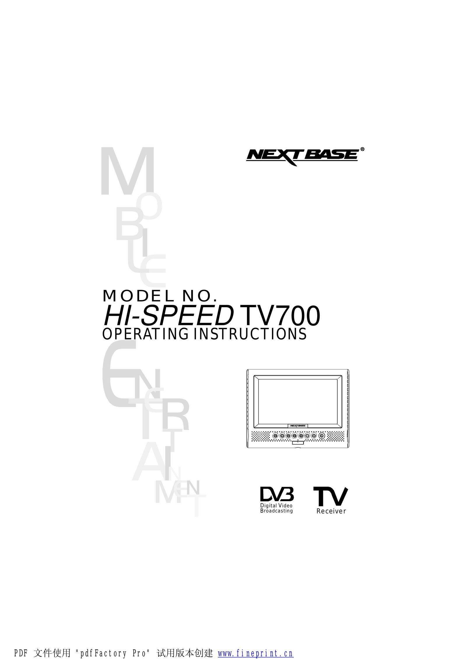 NextBase TV700 CRT Television User Manual