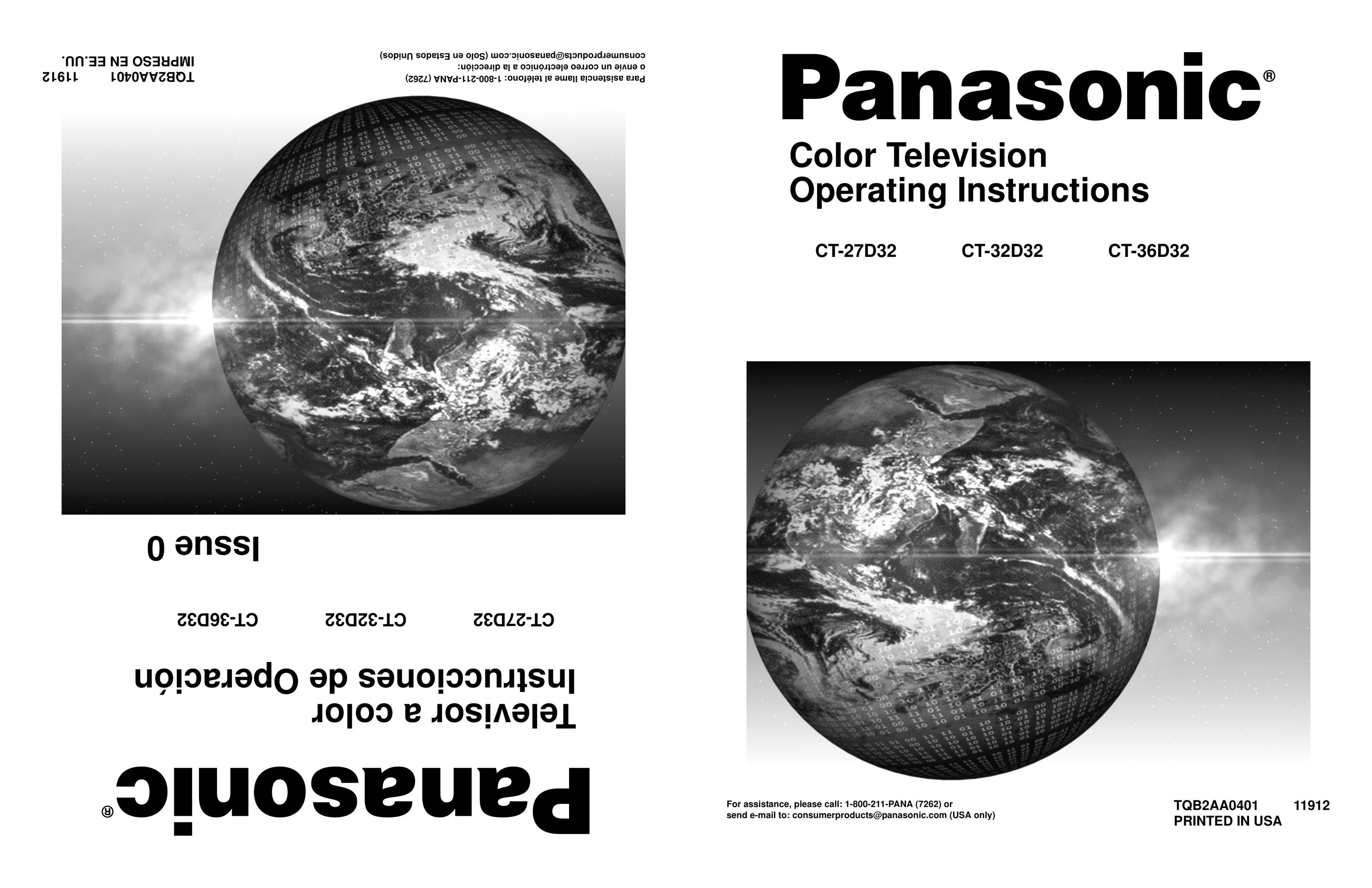 Panasonic CT 27D32 CRT Television User Manual