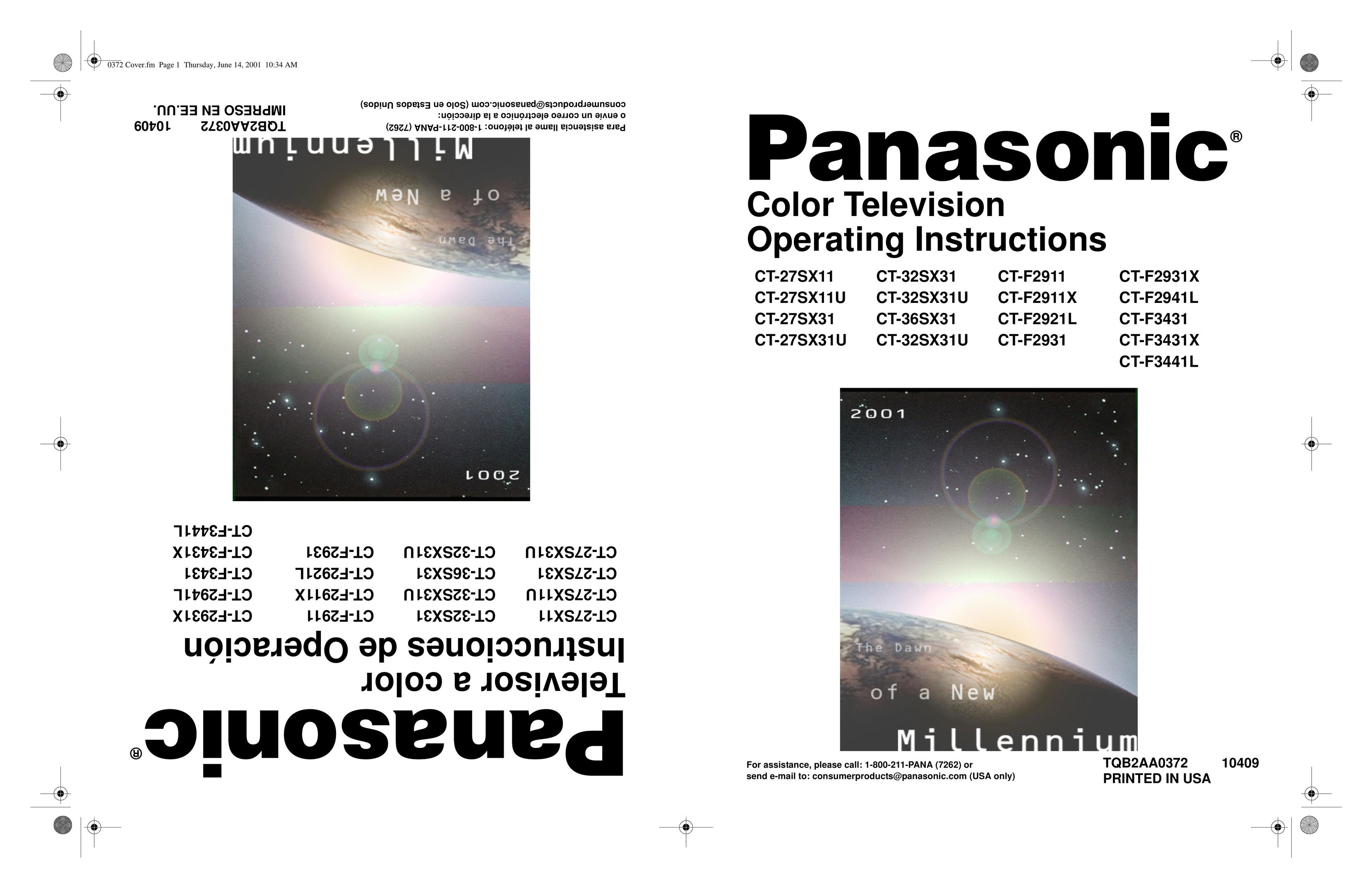 Panasonic CT 27SX31 CRT Television User Manual