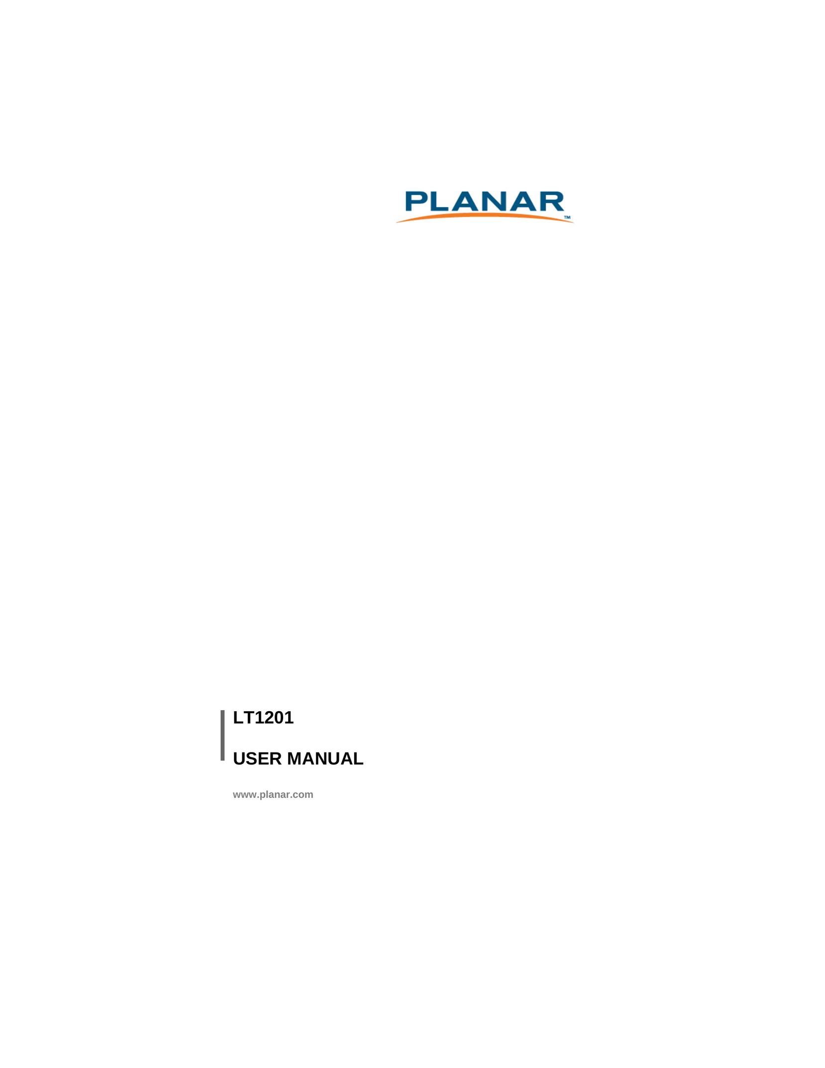Planar LT1201 CRT Television User Manual