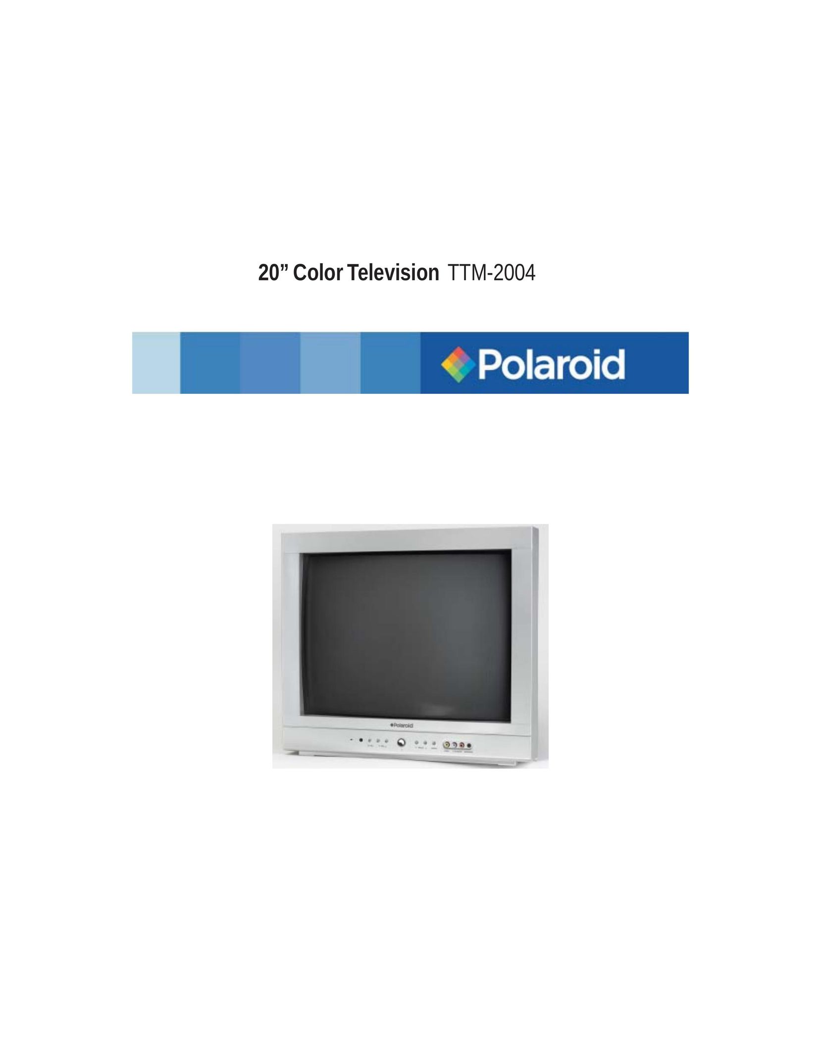 Polaroid TTM-2004 CRT Television User Manual