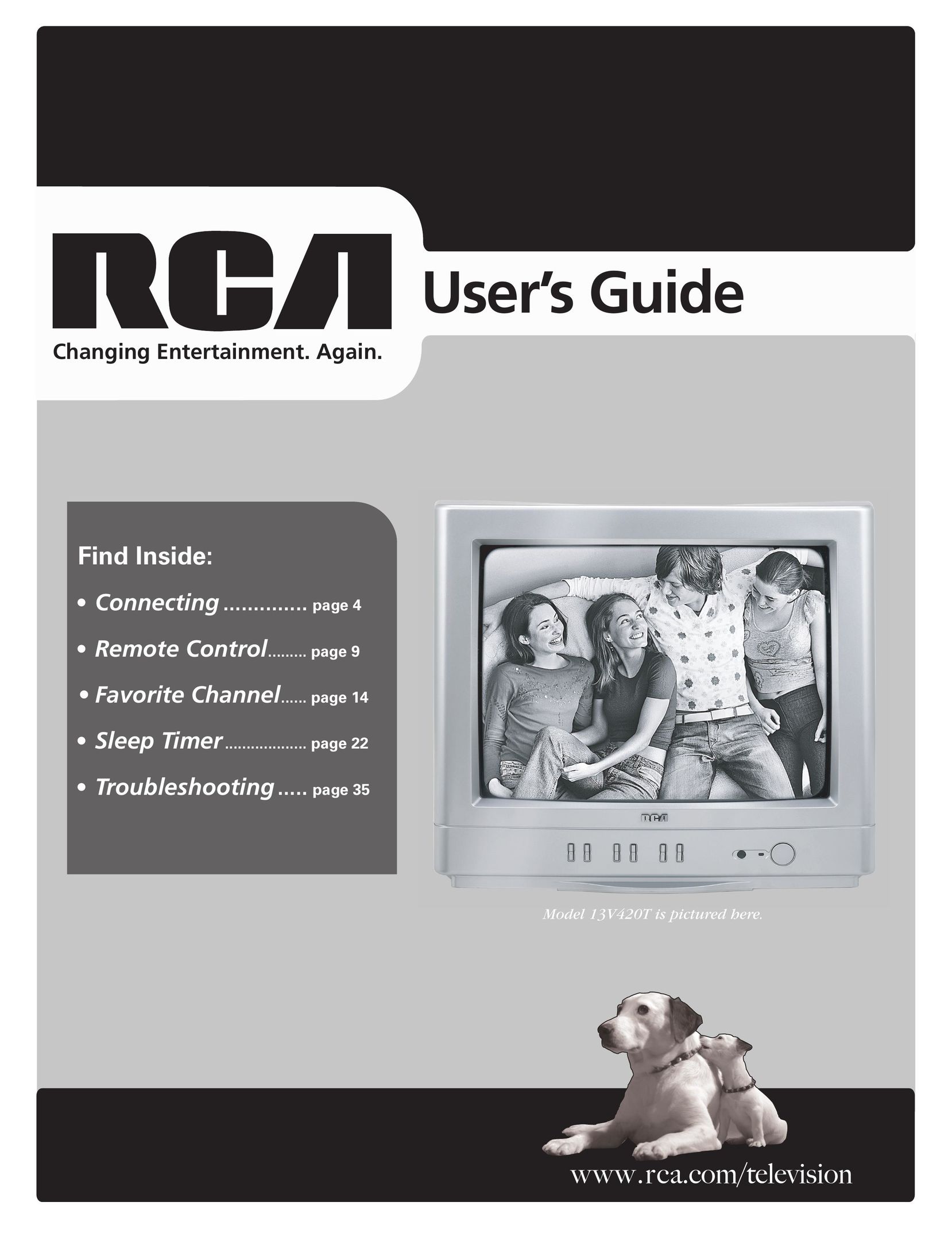 RCA 24V412T CRT Television User Manual