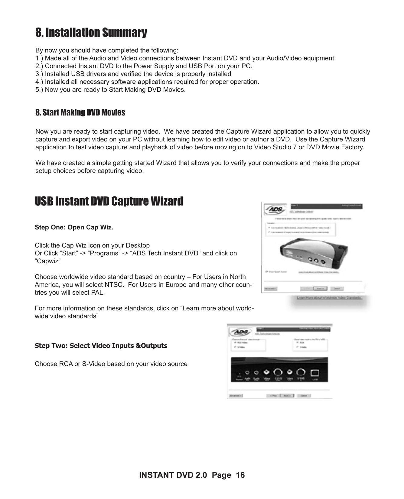 ADS Technologies ELT-201 DVD Player User Manual