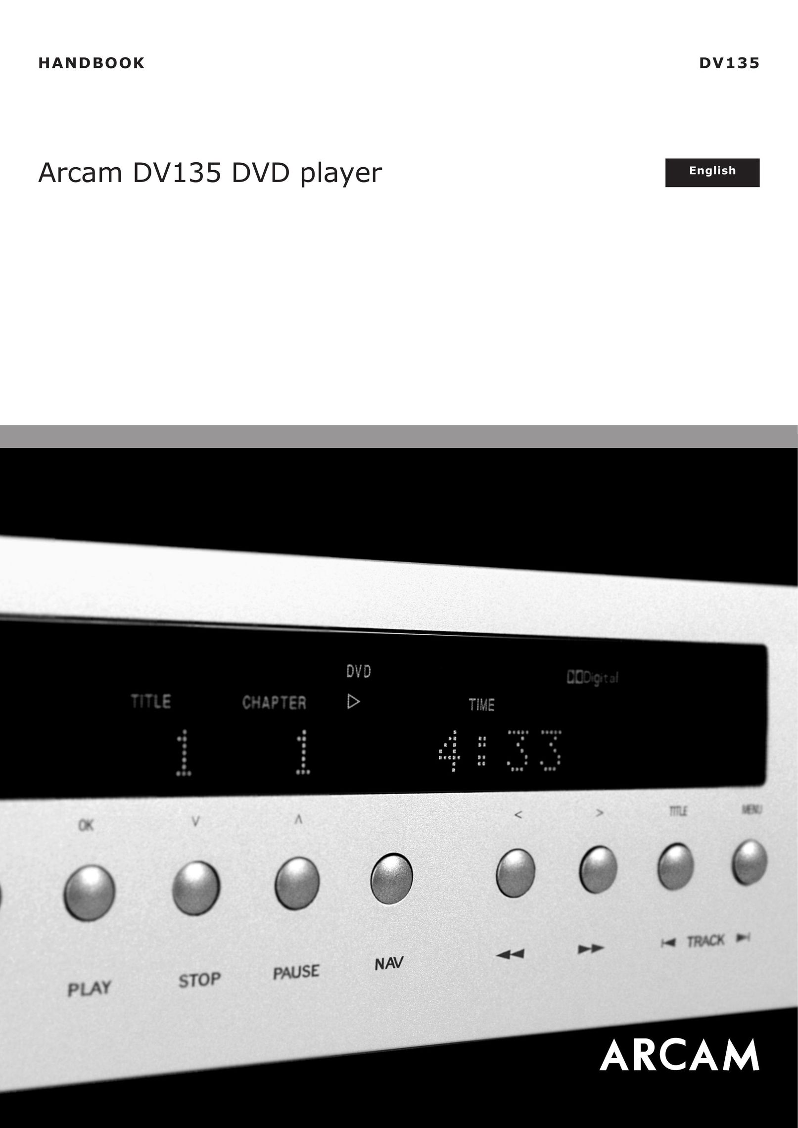 Arcam DV135 DVD Player User Manual