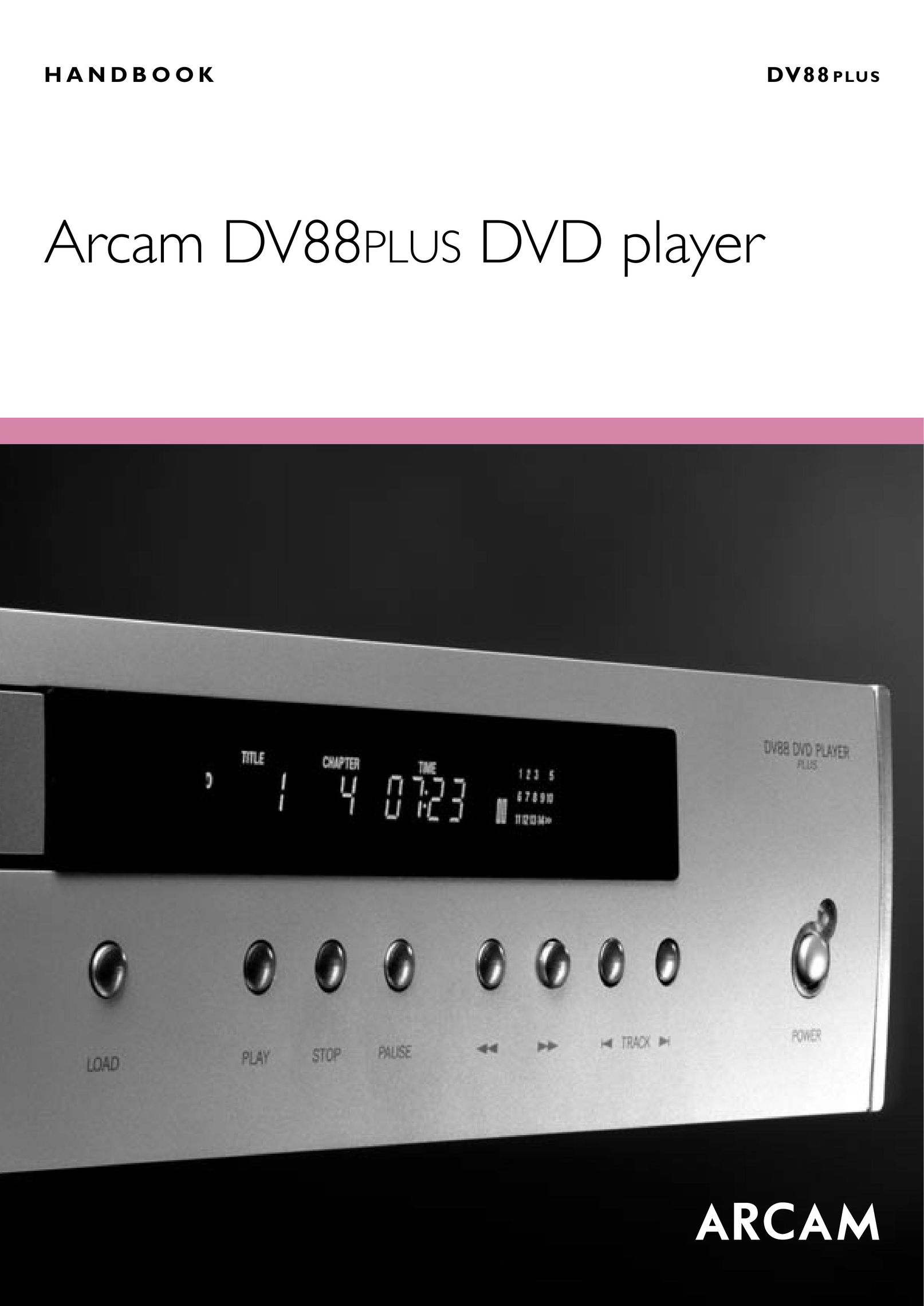 Arcam DV88Plus DVD Player User Manual