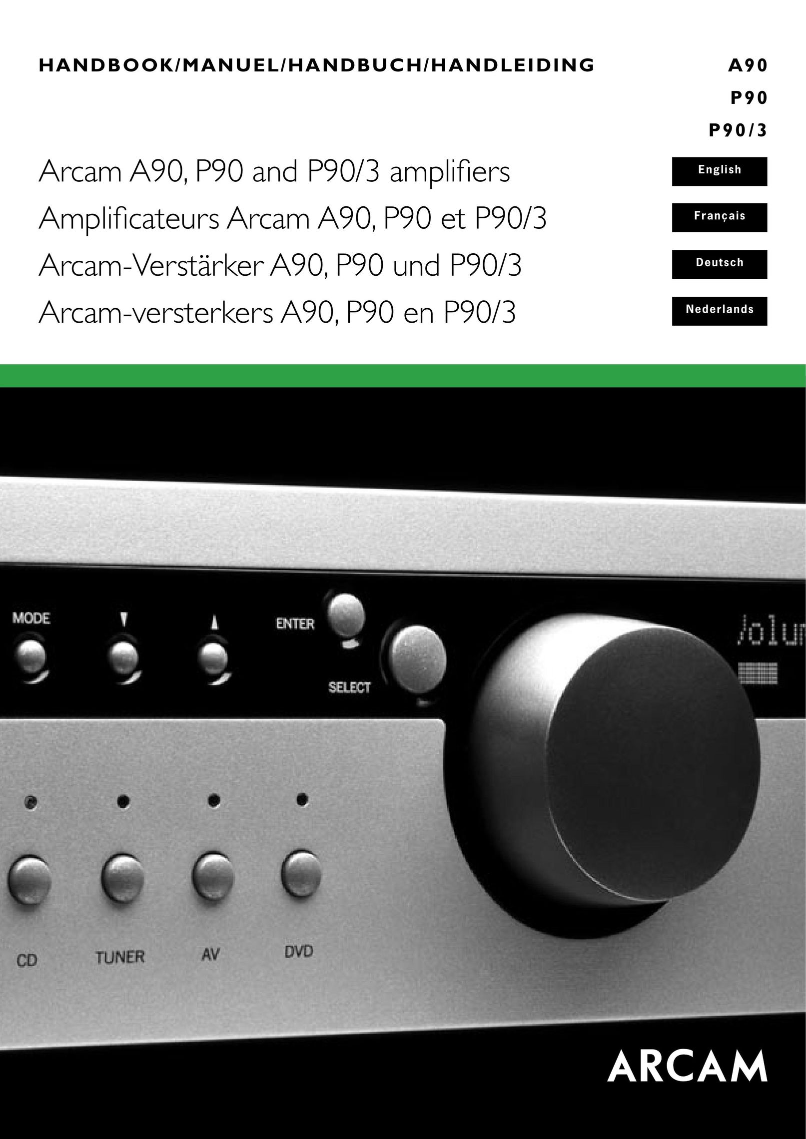 Arcam P90/3 DVD Player User Manual
