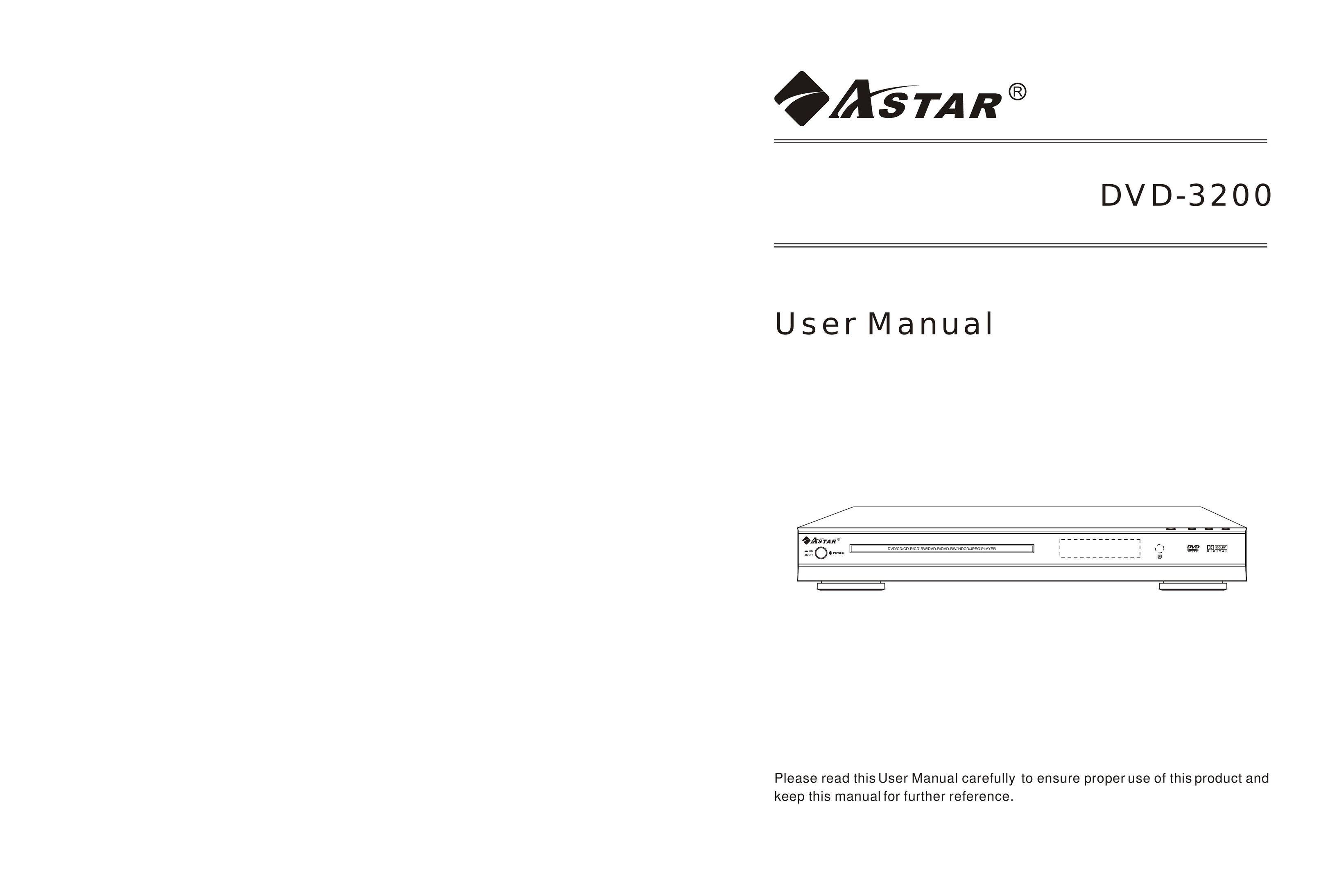 Astar electronic DVD-3200 DVD Player User Manual