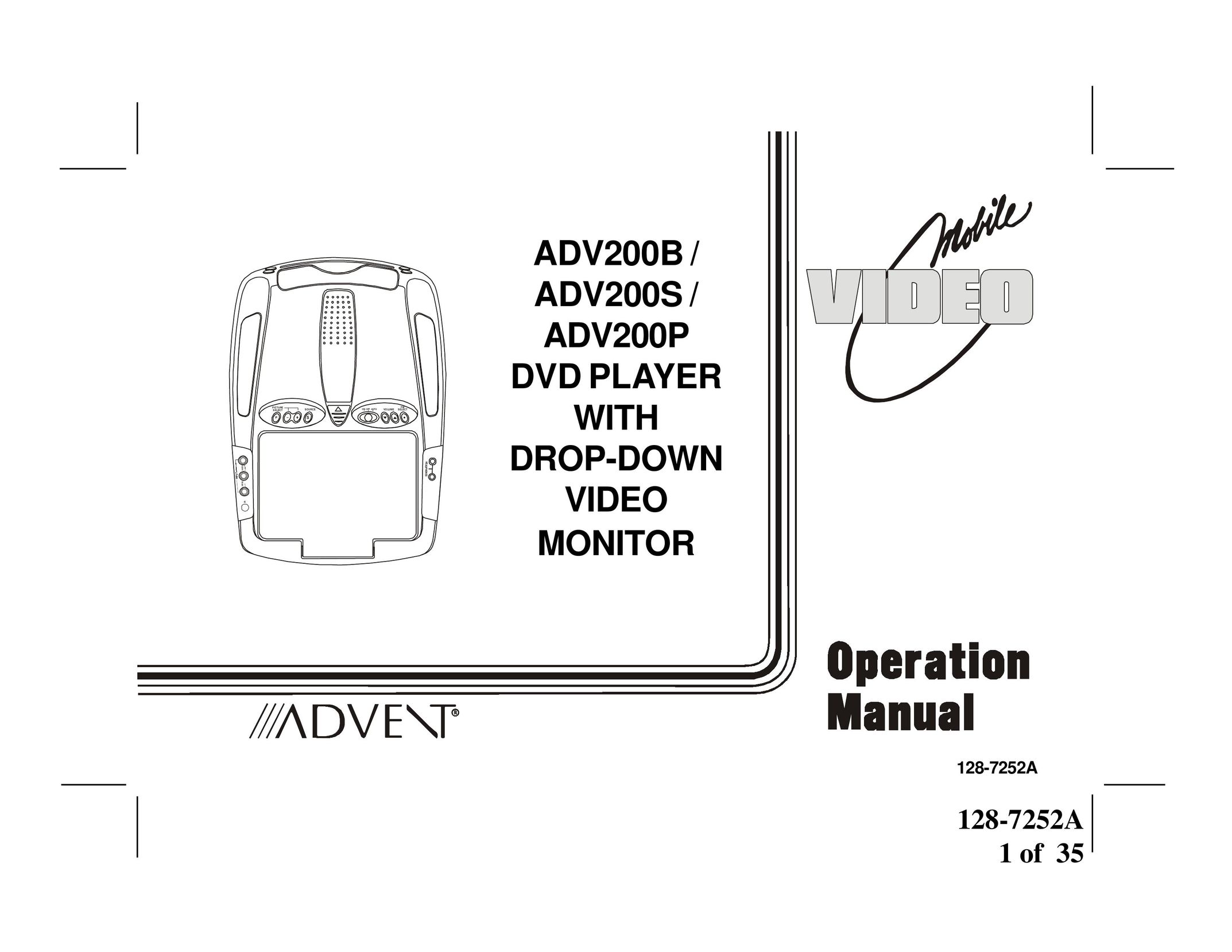 Audiovox ADV200B DVD Player User Manual