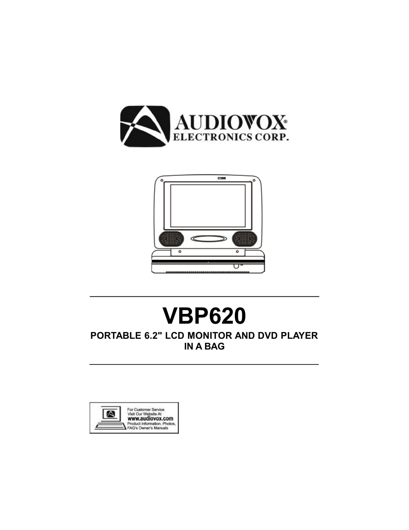 Audiovox VBP620 DVD Player User Manual