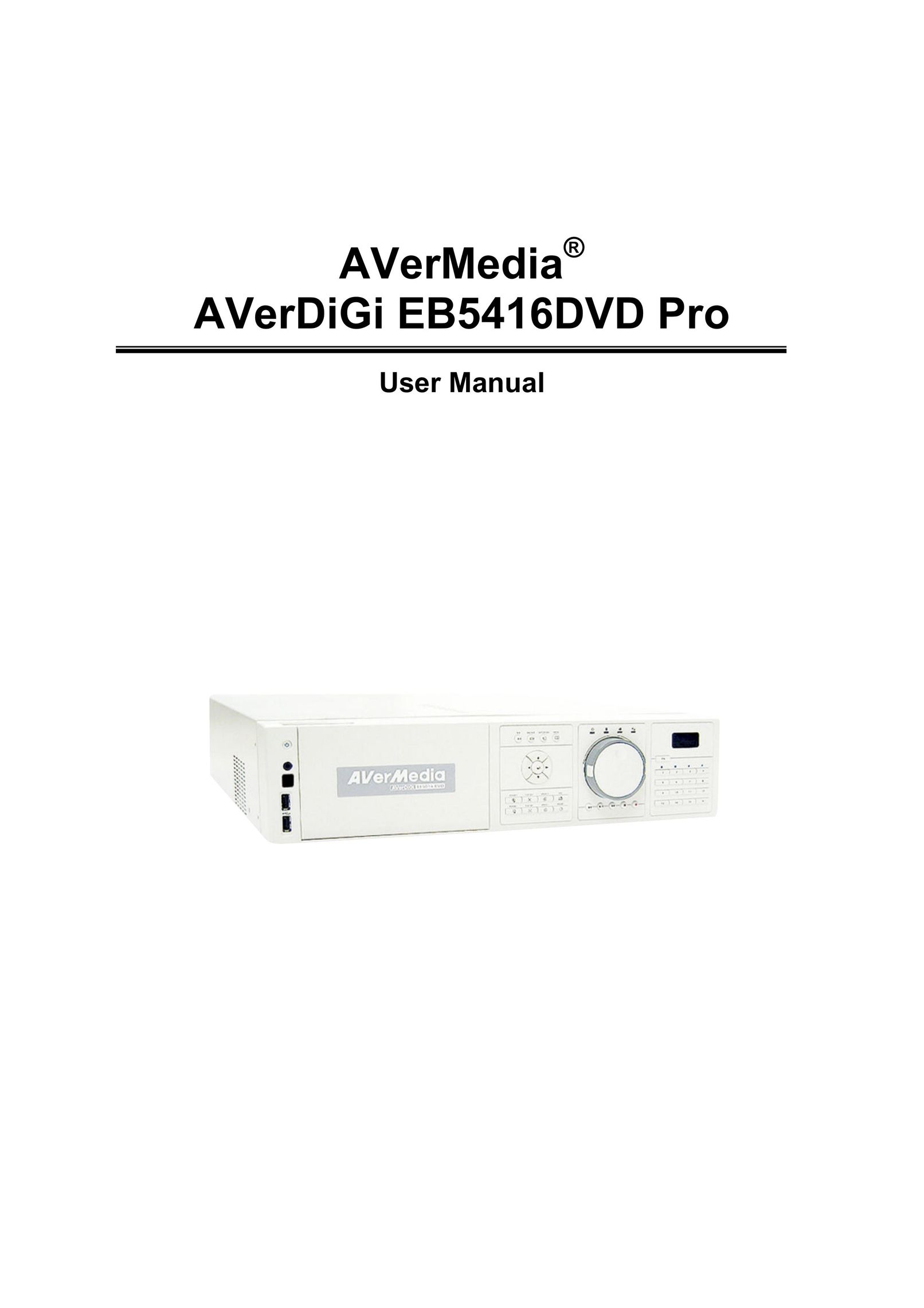AVerMedia Technologies EB5416DVD DVD Player User Manual