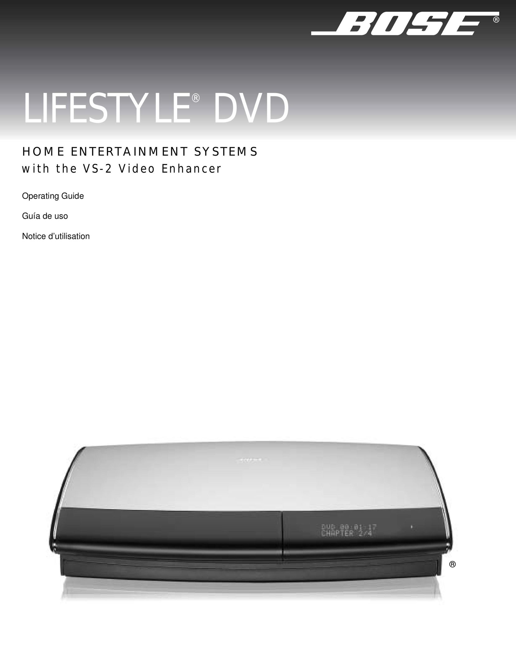 Bose DVD Player DVD Player User Manual