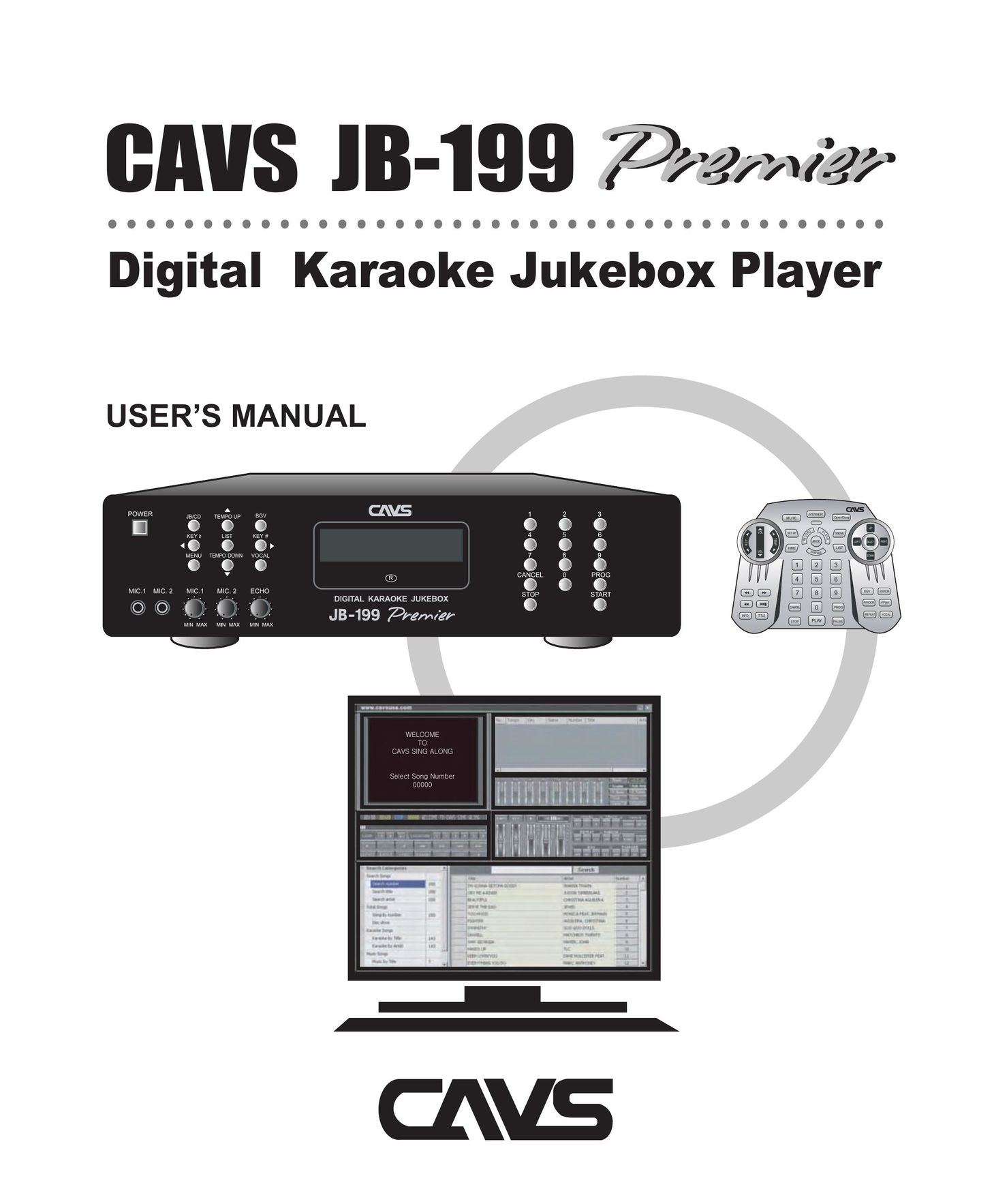 CAVS CAVS JB-199 DVD Player User Manual