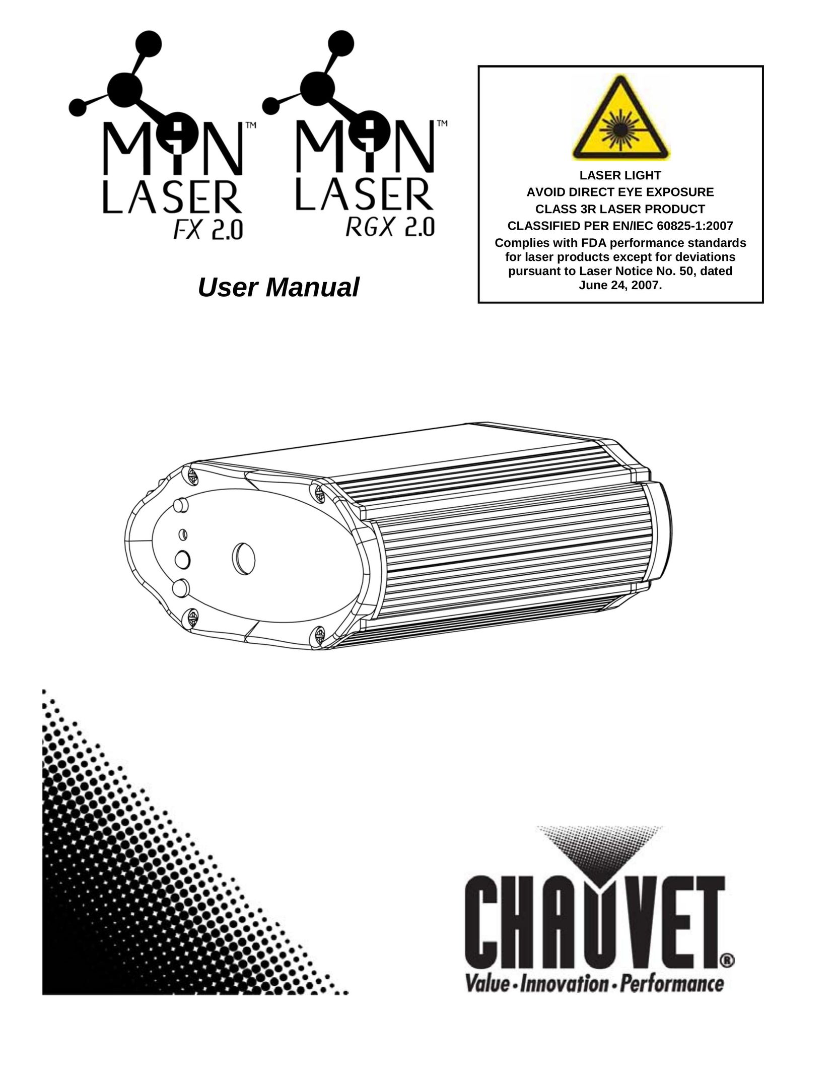 Chauvet FX 2.0 DVD Player User Manual